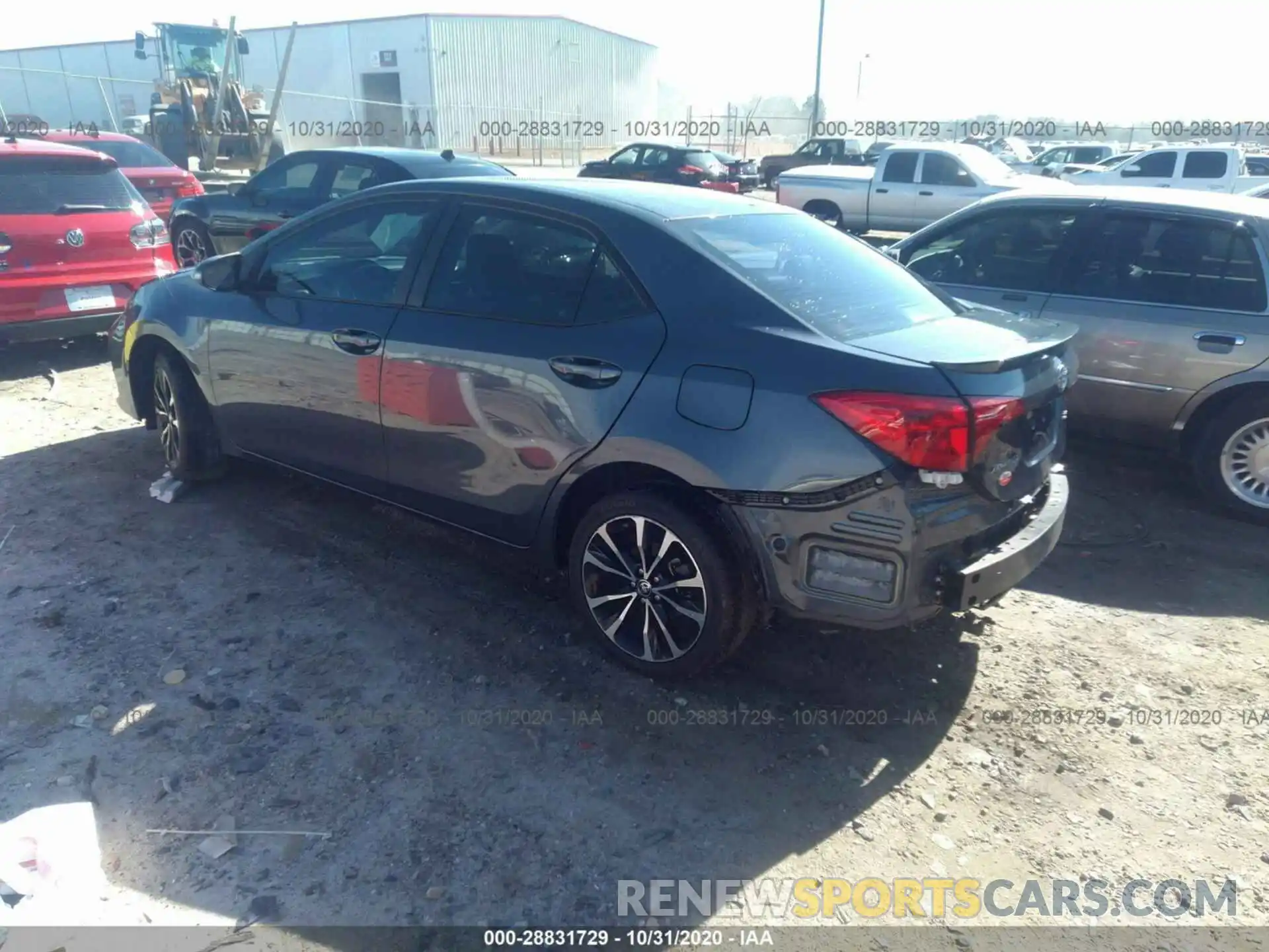 3 Photograph of a damaged car 5YFBURHE3KP859321 TOYOTA COROLLA 2019