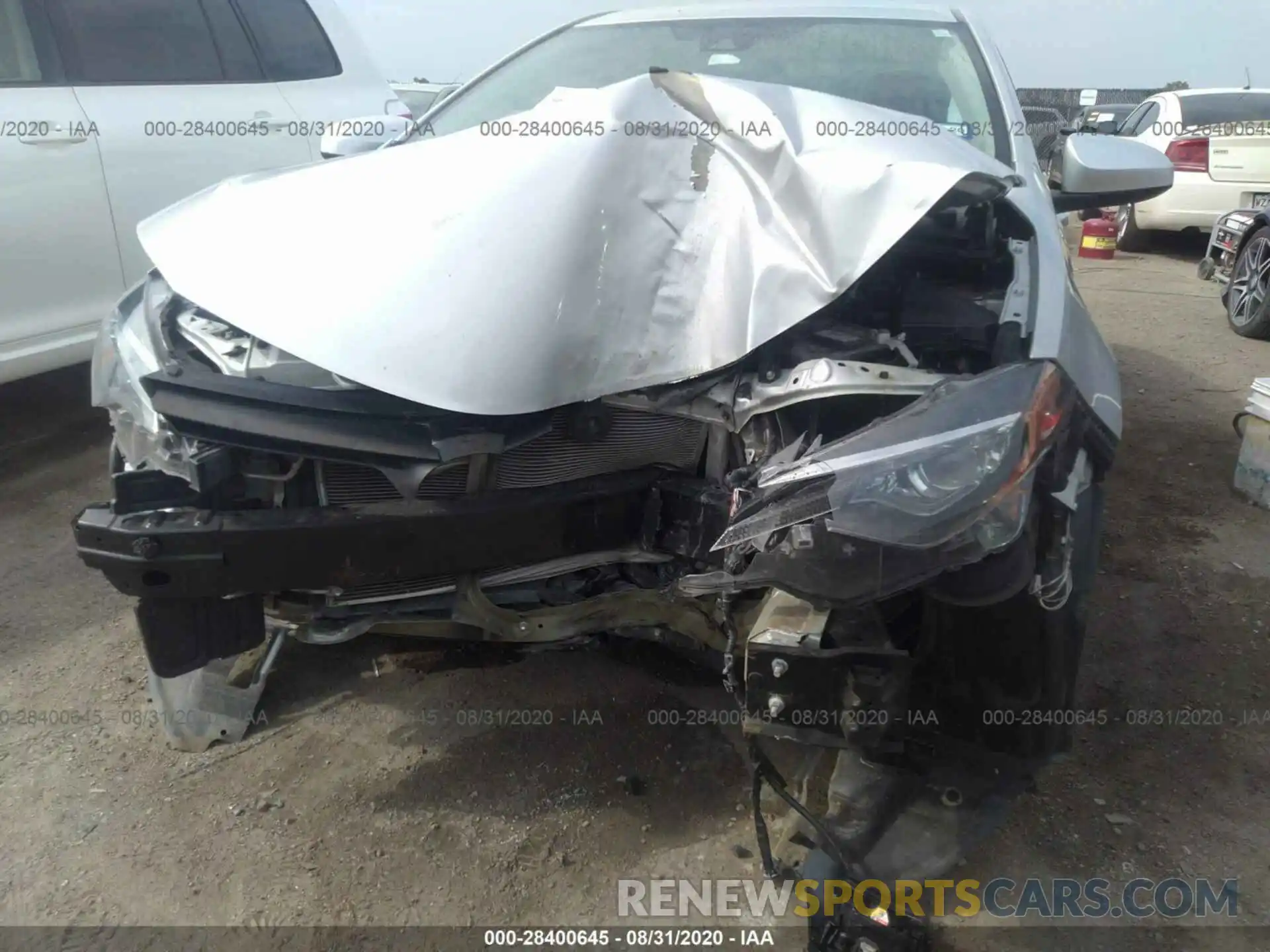 6 Photograph of a damaged car 5YFBURHE3KP860291 TOYOTA COROLLA 2019