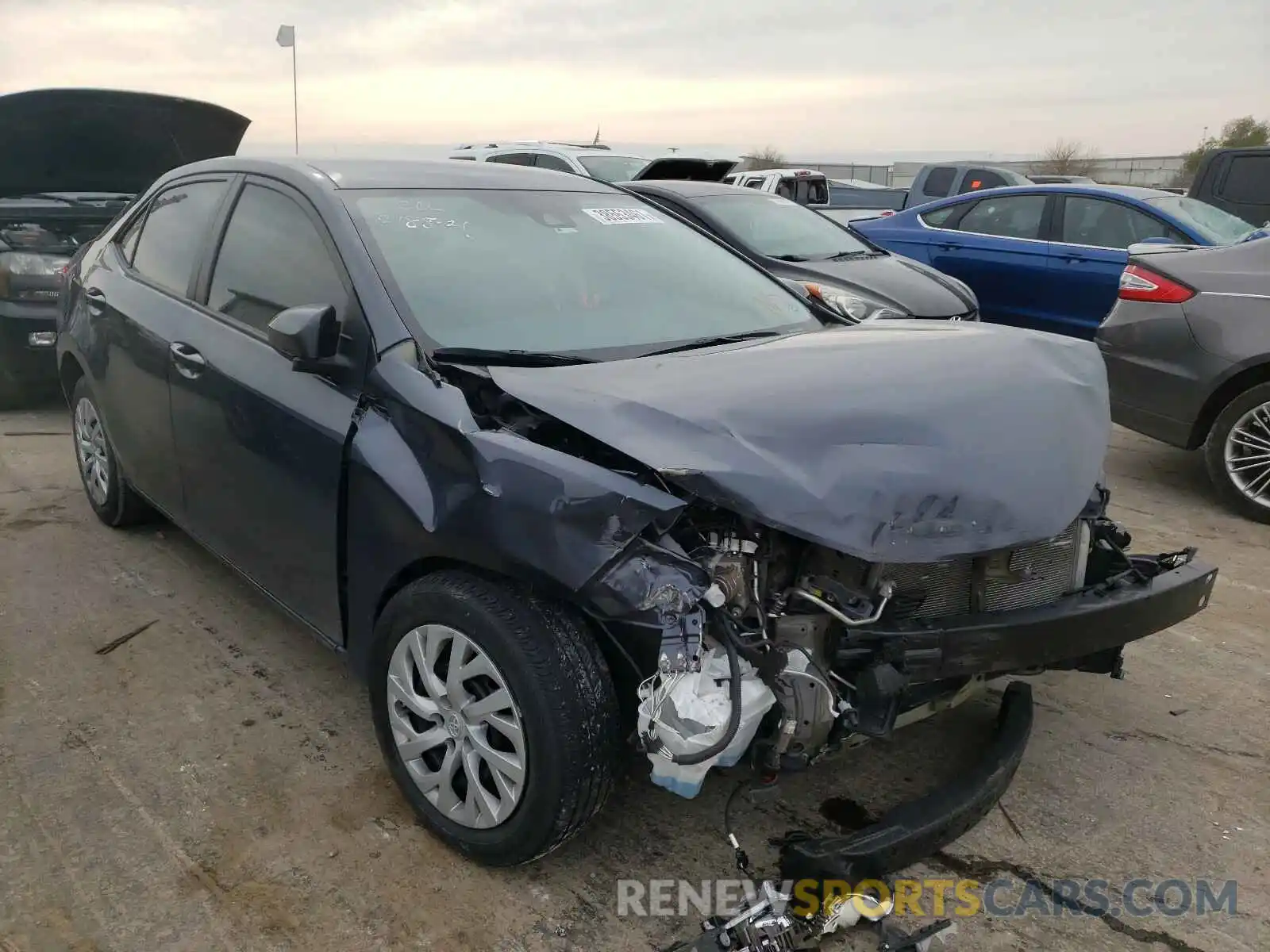 1 Photograph of a damaged car 5YFBURHE3KP860680 TOYOTA COROLLA 2019