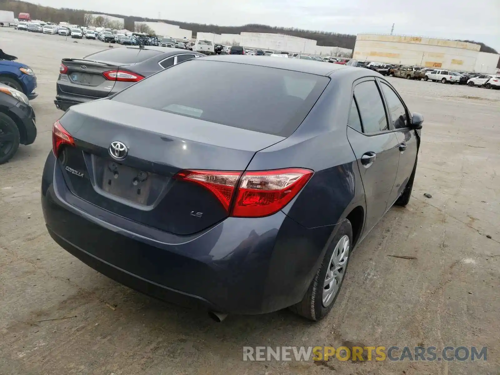 4 Photograph of a damaged car 5YFBURHE3KP860680 TOYOTA COROLLA 2019