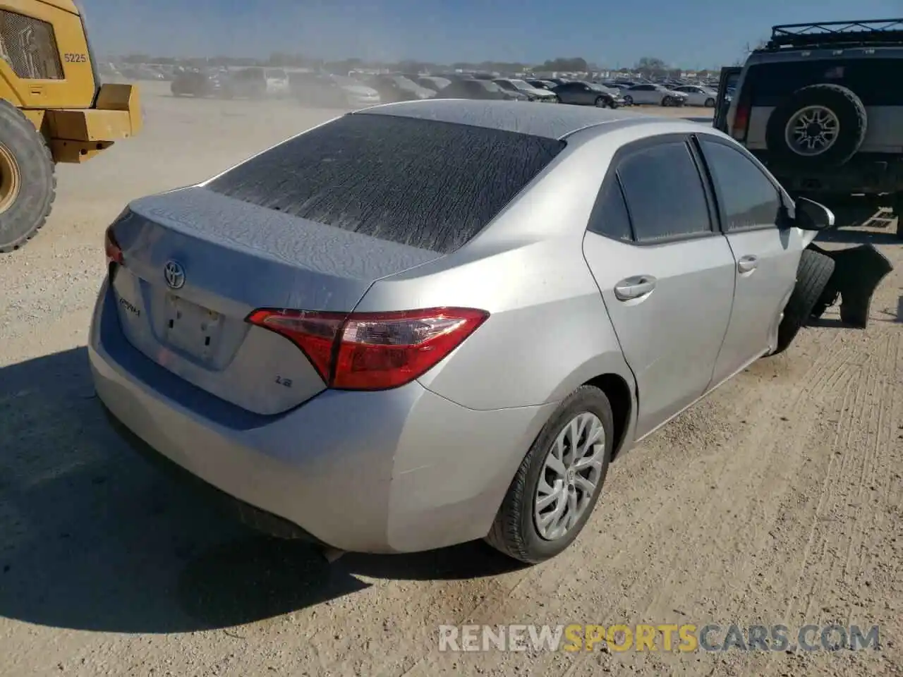 4 Photograph of a damaged car 5YFBURHE3KP860727 TOYOTA COROLLA 2019