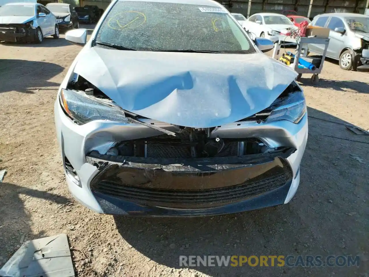 9 Photograph of a damaged car 5YFBURHE3KP860775 TOYOTA COROLLA 2019