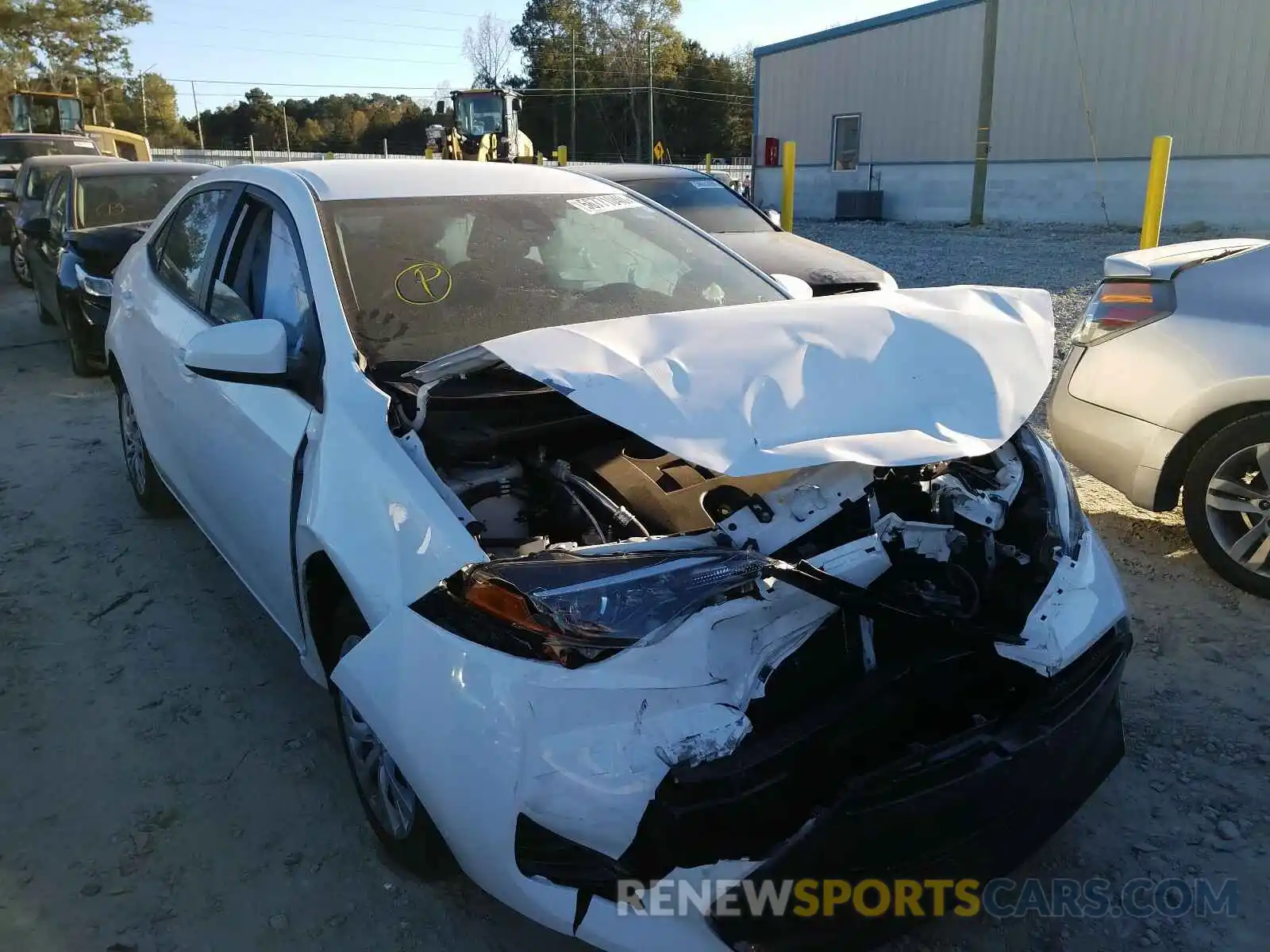 1 Photograph of a damaged car 5YFBURHE3KP860789 TOYOTA COROLLA 2019