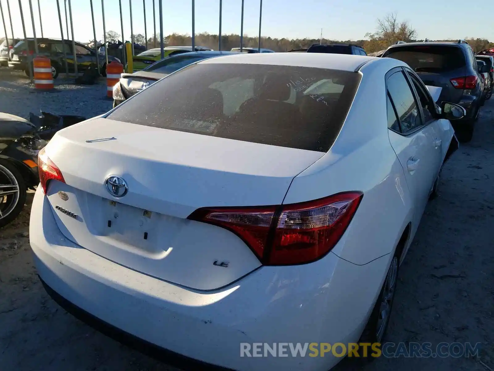 4 Photograph of a damaged car 5YFBURHE3KP860789 TOYOTA COROLLA 2019