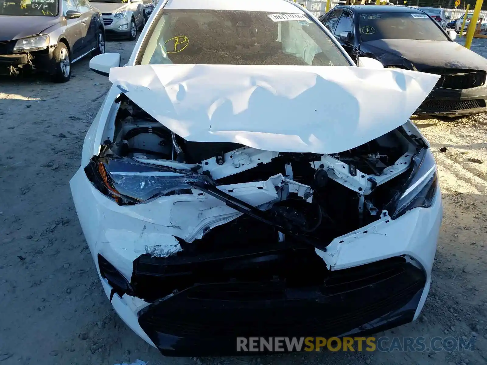 9 Photograph of a damaged car 5YFBURHE3KP860789 TOYOTA COROLLA 2019