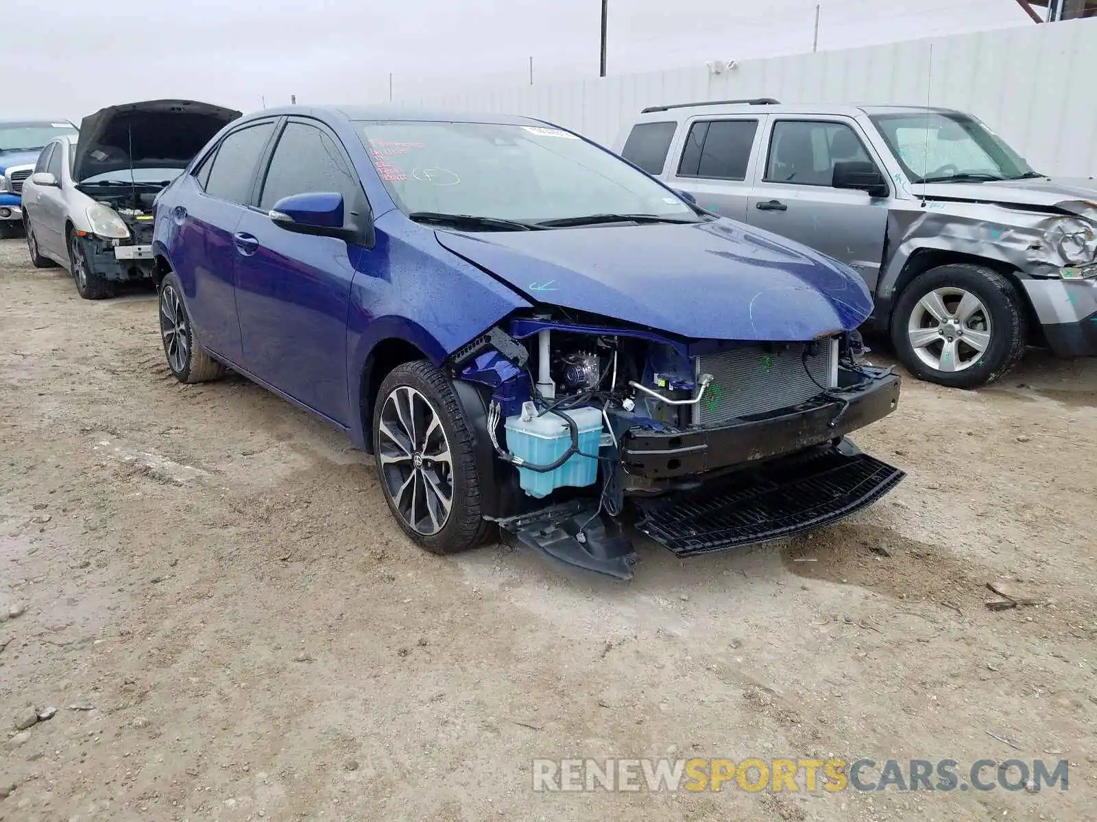 1 Photograph of a damaged car 5YFBURHE3KP860842 TOYOTA COROLLA 2019