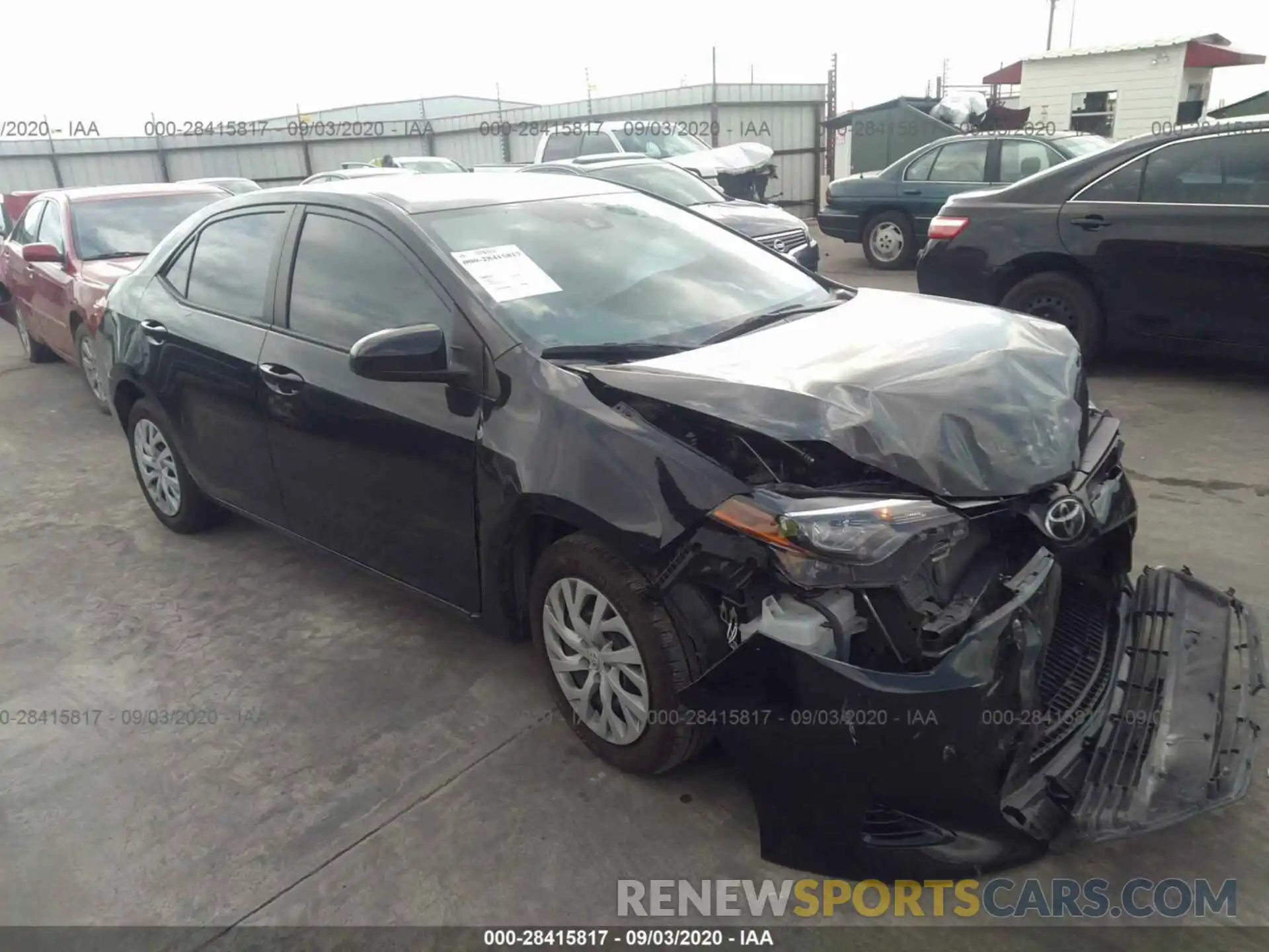 1 Photograph of a damaged car 5YFBURHE3KP860999 TOYOTA COROLLA 2019