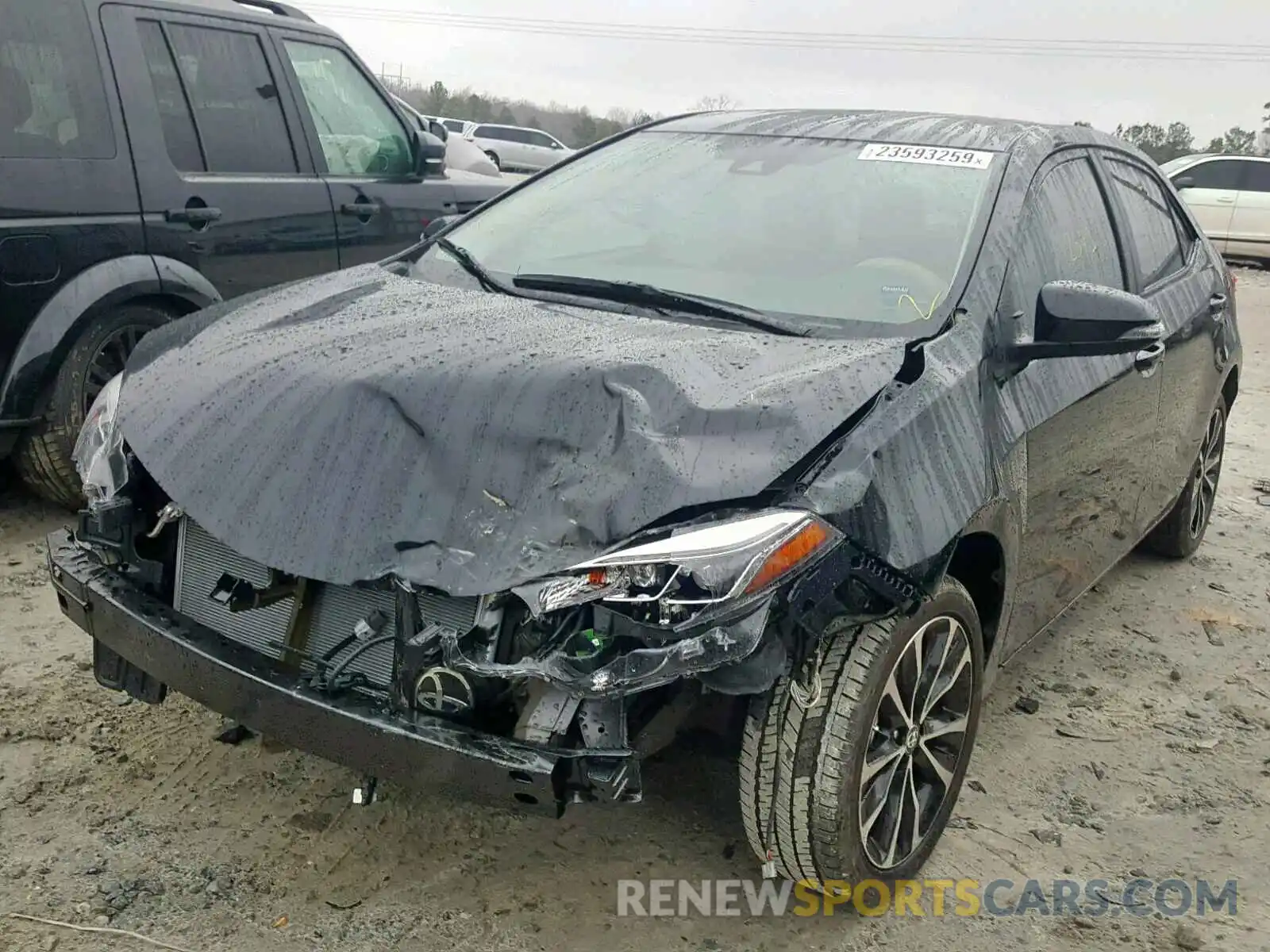 2 Photograph of a damaged car 5YFBURHE3KP861277 TOYOTA COROLLA 2019