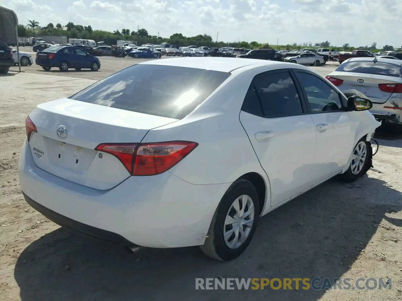 4 Photograph of a damaged car 5YFBURHE3KP861392 TOYOTA COROLLA 2019