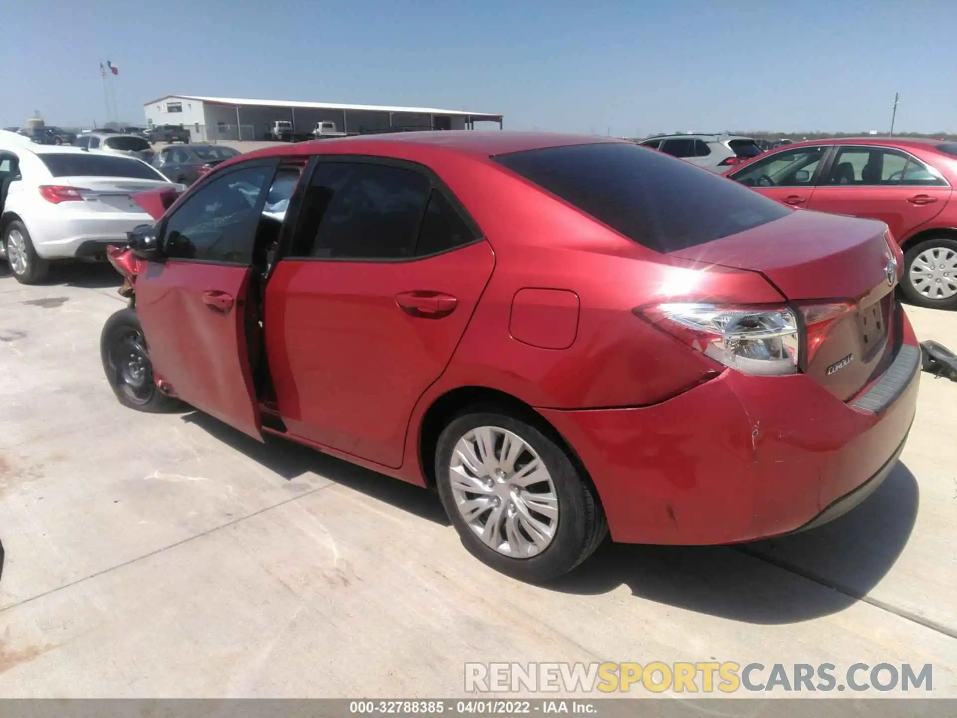 3 Photograph of a damaged car 5YFBURHE3KP861599 TOYOTA COROLLA 2019