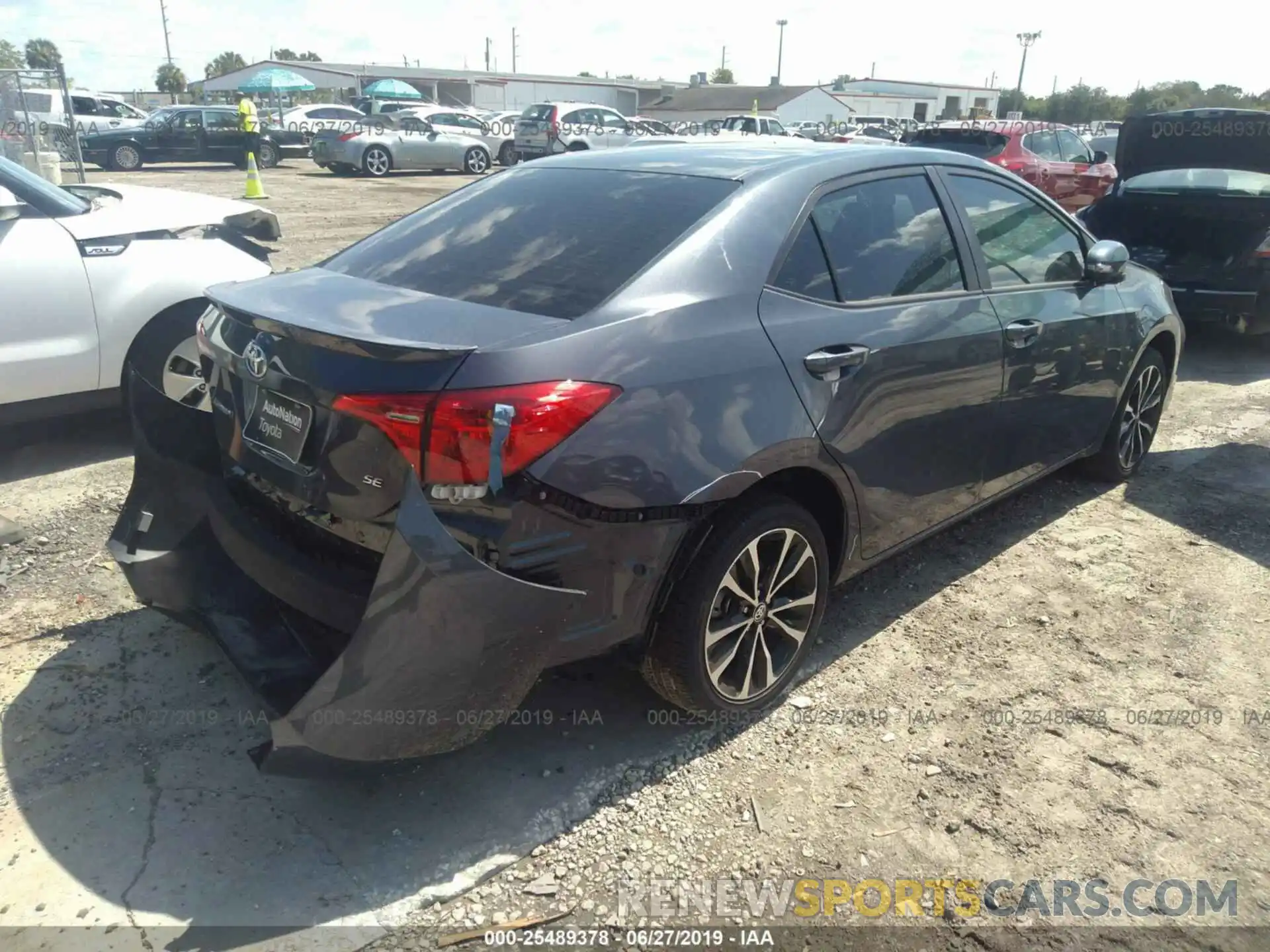 4 Photograph of a damaged car 5YFBURHE3KP862090 TOYOTA COROLLA 2019