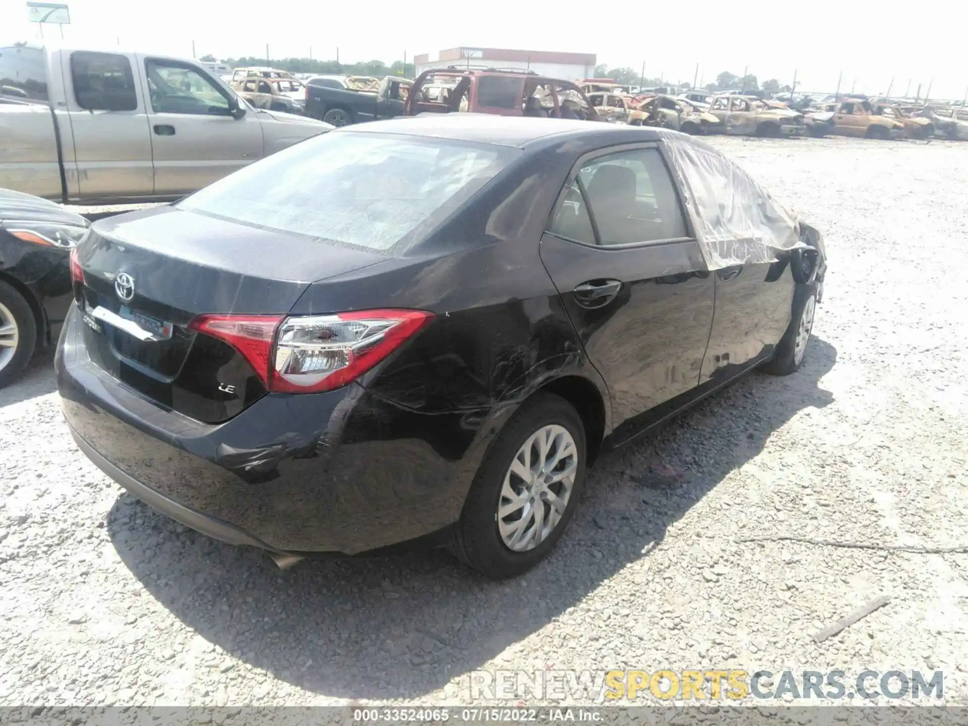 4 Photograph of a damaged car 5YFBURHE3KP862140 TOYOTA COROLLA 2019