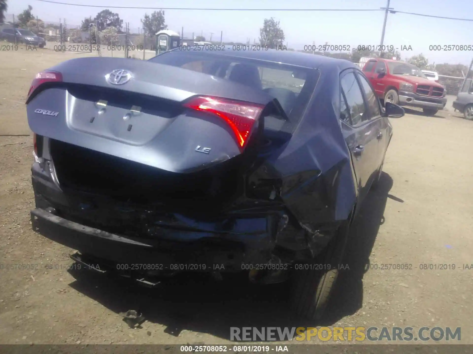 4 Photograph of a damaged car 5YFBURHE3KP862378 TOYOTA COROLLA 2019