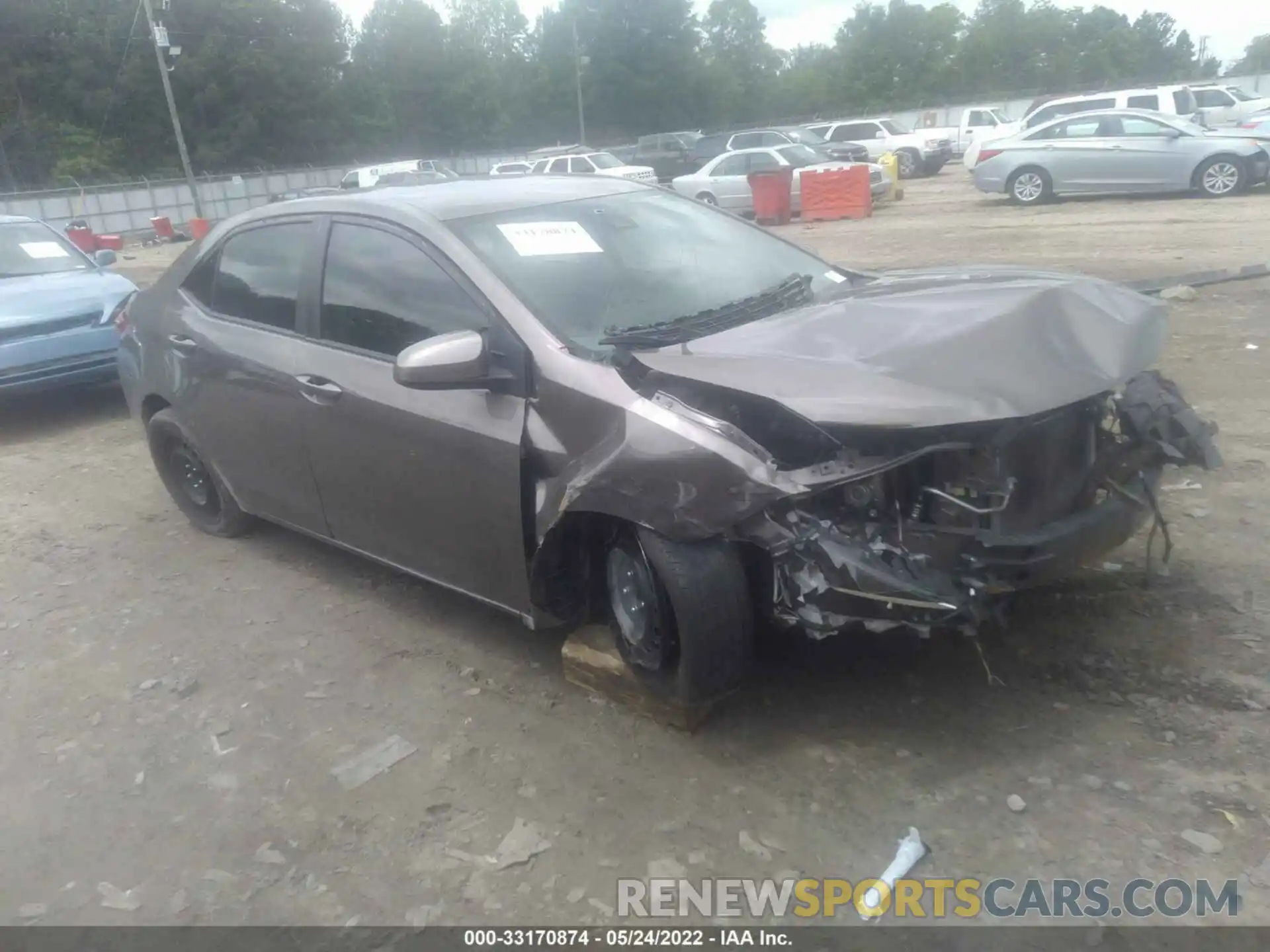 1 Photograph of a damaged car 5YFBURHE3KP862543 TOYOTA COROLLA 2019