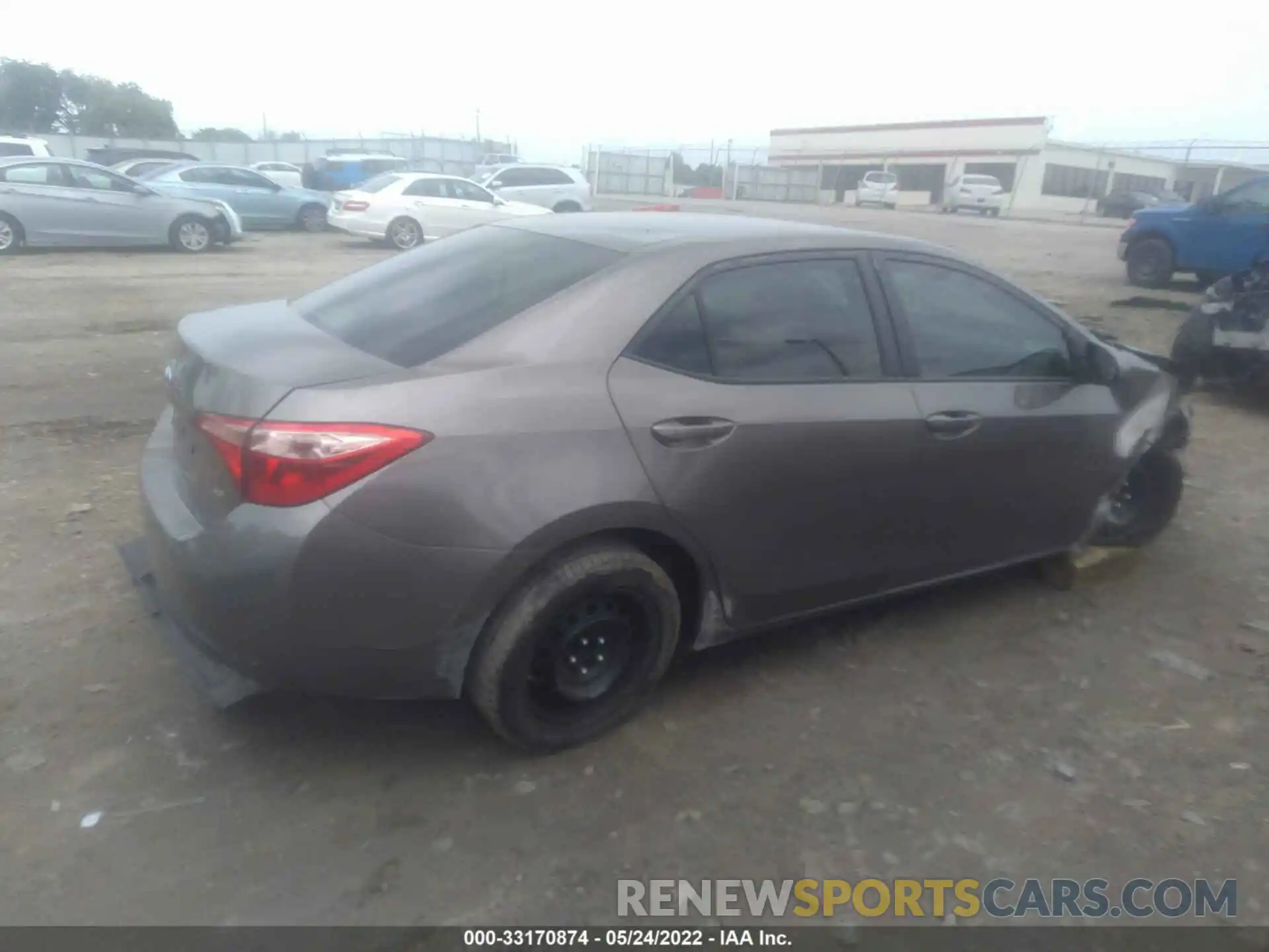 4 Photograph of a damaged car 5YFBURHE3KP862543 TOYOTA COROLLA 2019