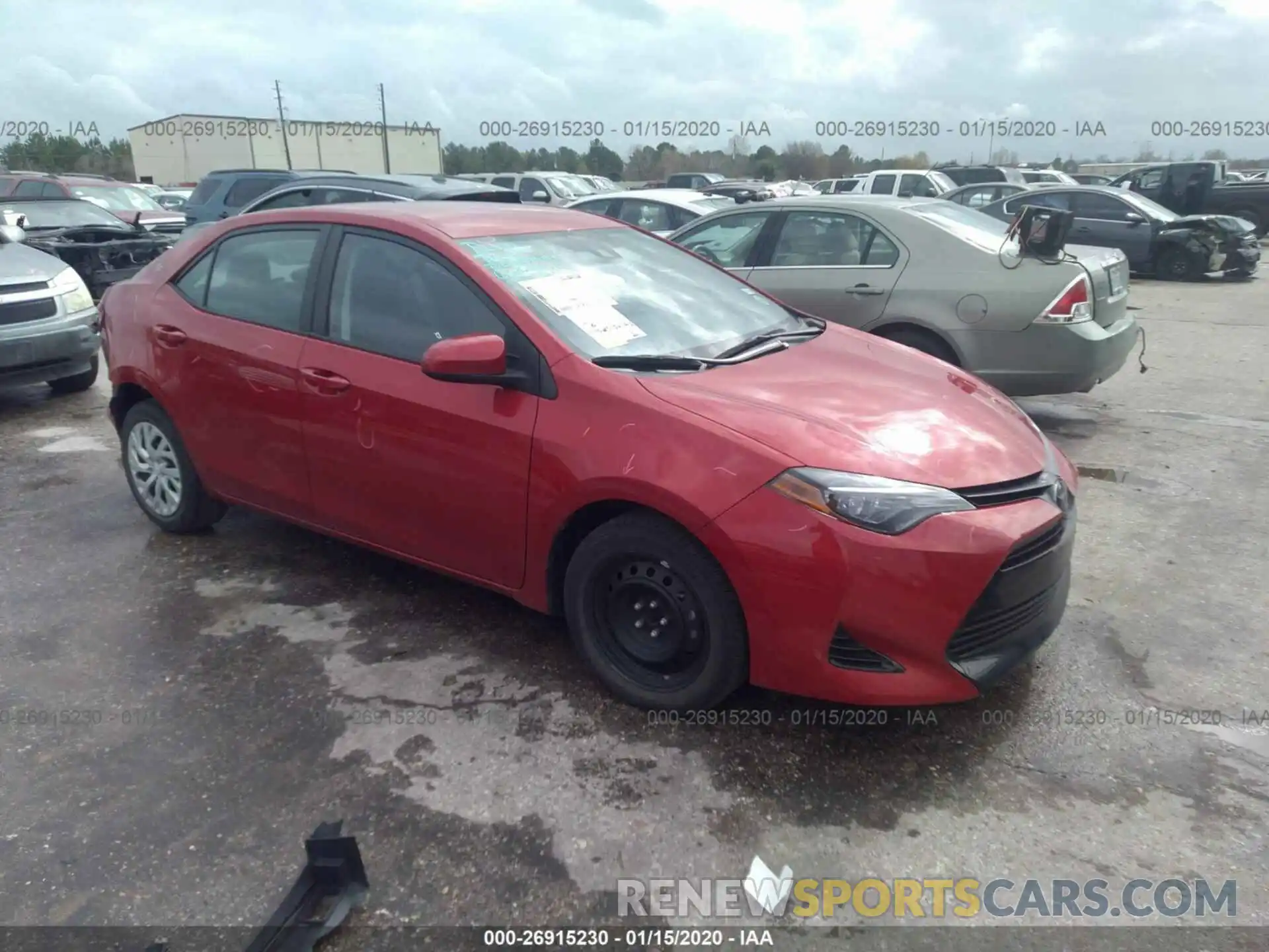 1 Photograph of a damaged car 5YFBURHE3KP863000 TOYOTA COROLLA 2019