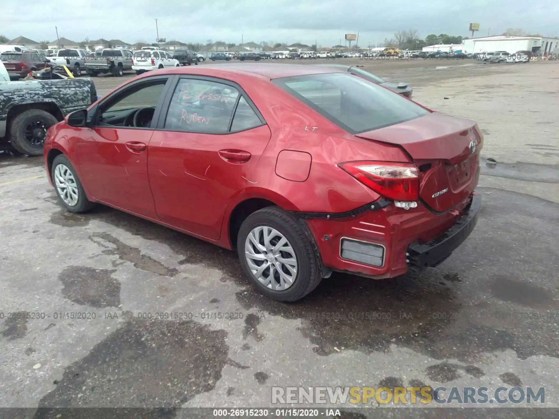 3 Photograph of a damaged car 5YFBURHE3KP863000 TOYOTA COROLLA 2019