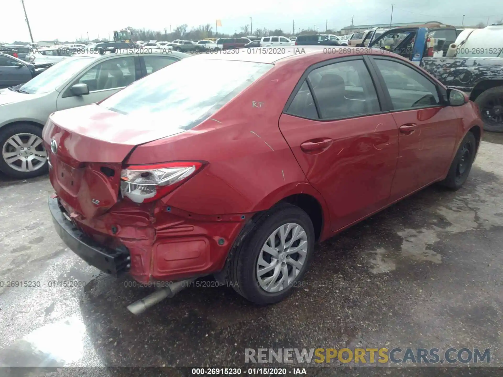 4 Photograph of a damaged car 5YFBURHE3KP863000 TOYOTA COROLLA 2019