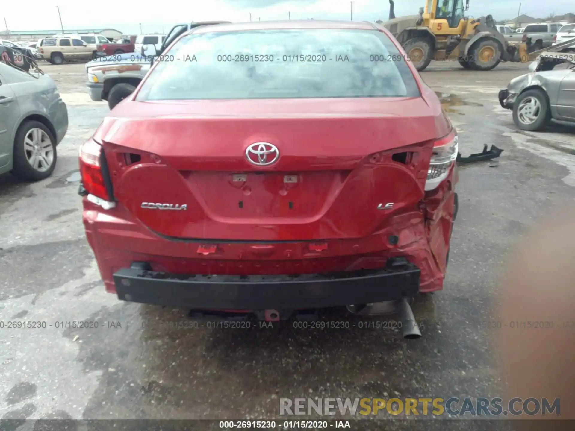 6 Photograph of a damaged car 5YFBURHE3KP863000 TOYOTA COROLLA 2019