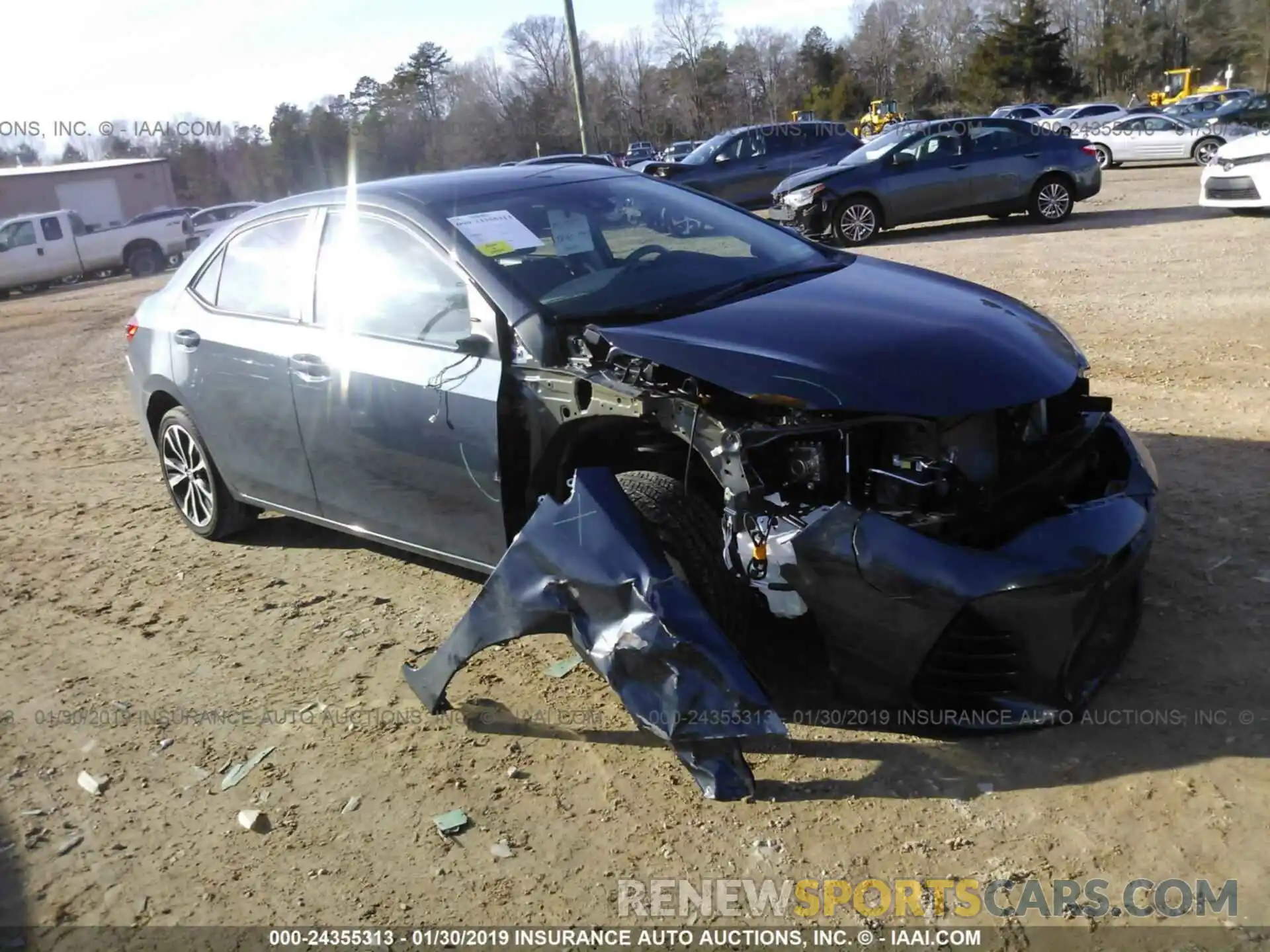 1 Photograph of a damaged car 5YFBURHE3KP863210 TOYOTA COROLLA 2019