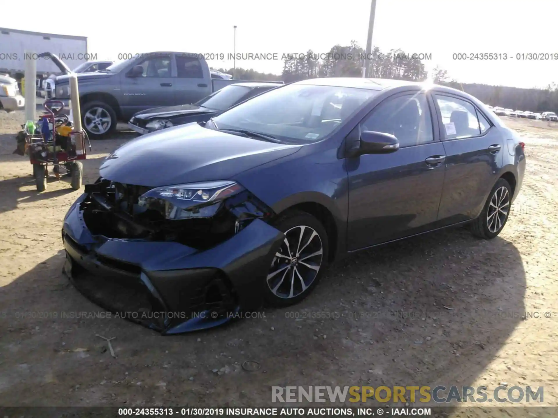 2 Photograph of a damaged car 5YFBURHE3KP863210 TOYOTA COROLLA 2019