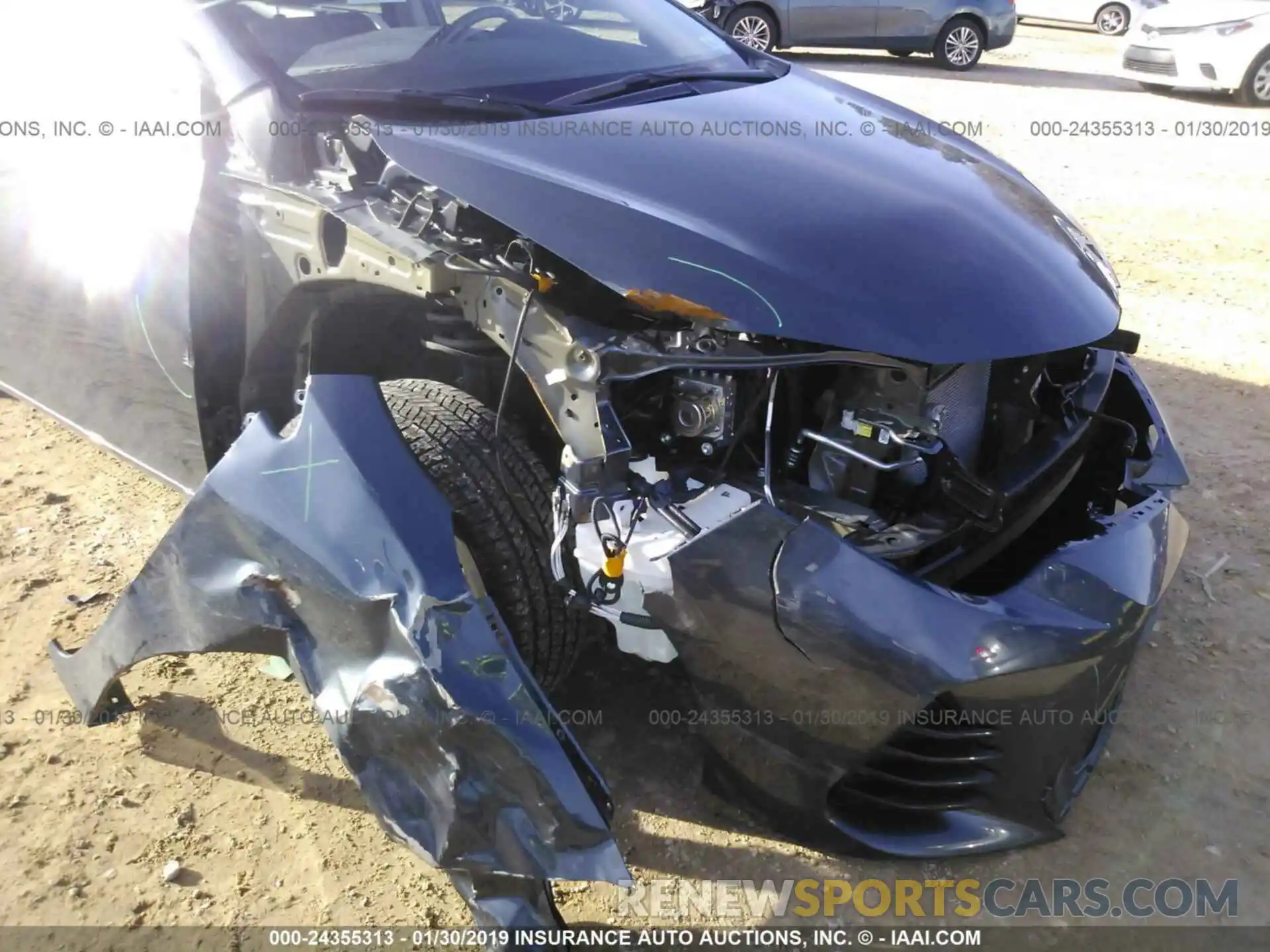 6 Photograph of a damaged car 5YFBURHE3KP863210 TOYOTA COROLLA 2019