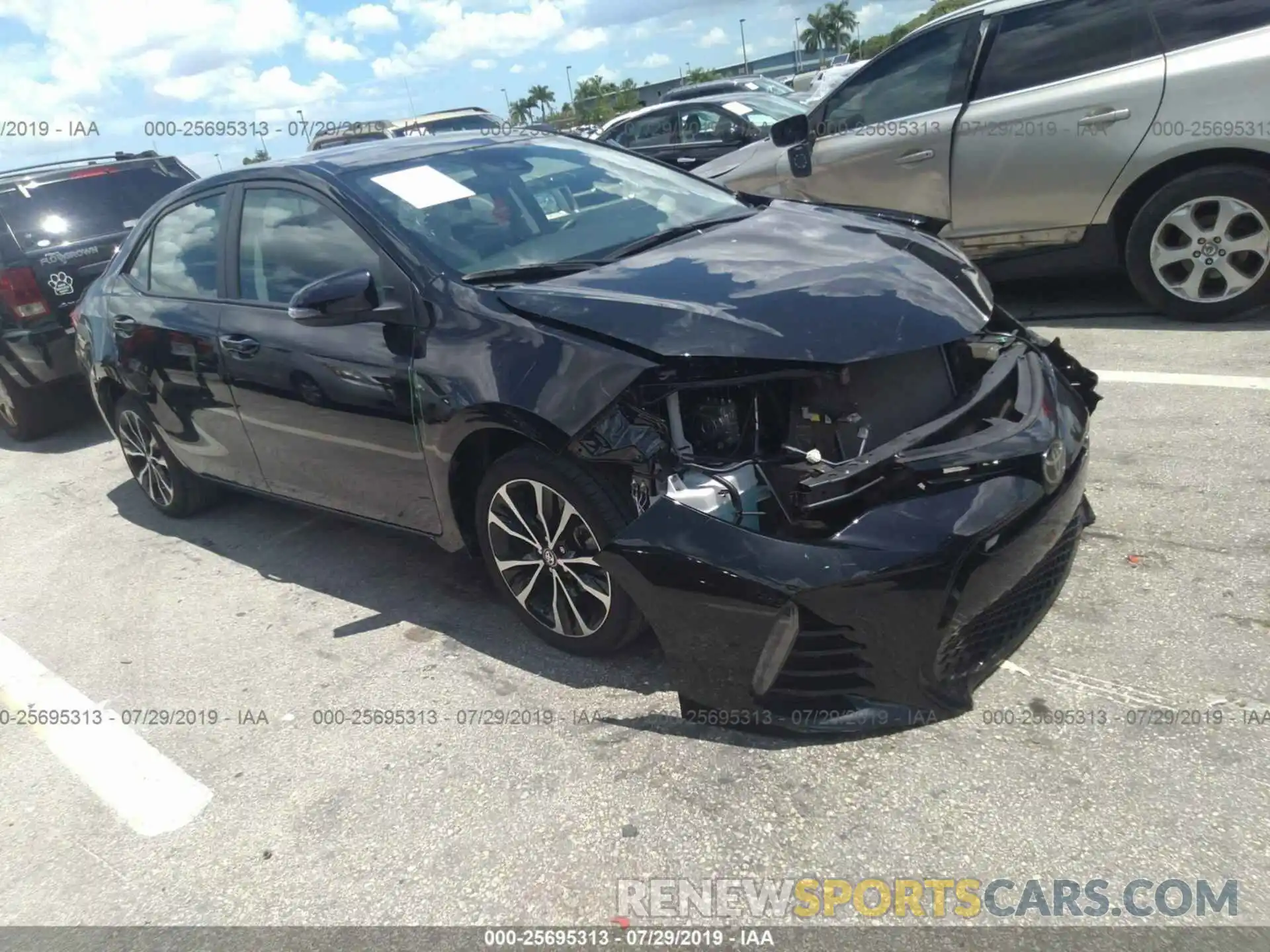 1 Photograph of a damaged car 5YFBURHE3KP863319 TOYOTA COROLLA 2019