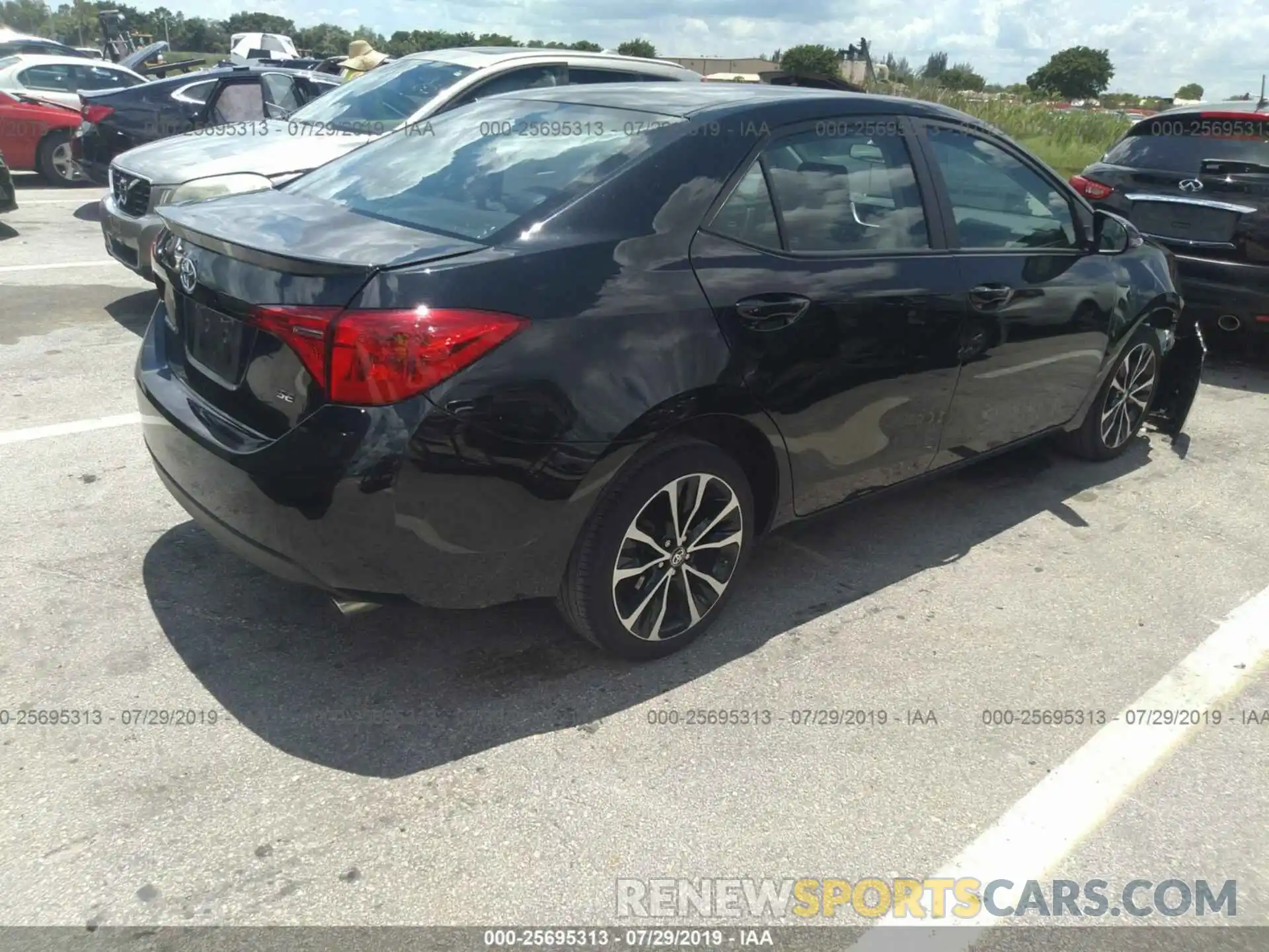 4 Photograph of a damaged car 5YFBURHE3KP863319 TOYOTA COROLLA 2019