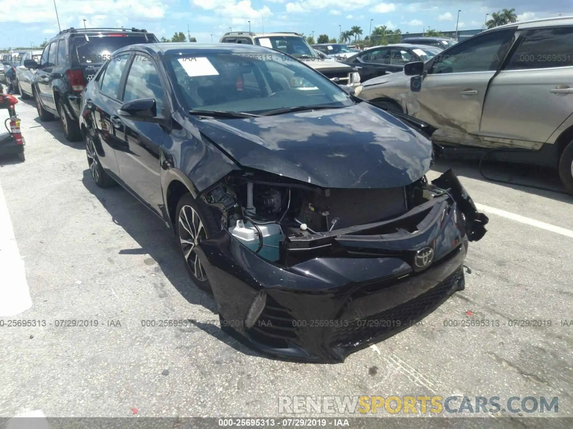 6 Photograph of a damaged car 5YFBURHE3KP863319 TOYOTA COROLLA 2019