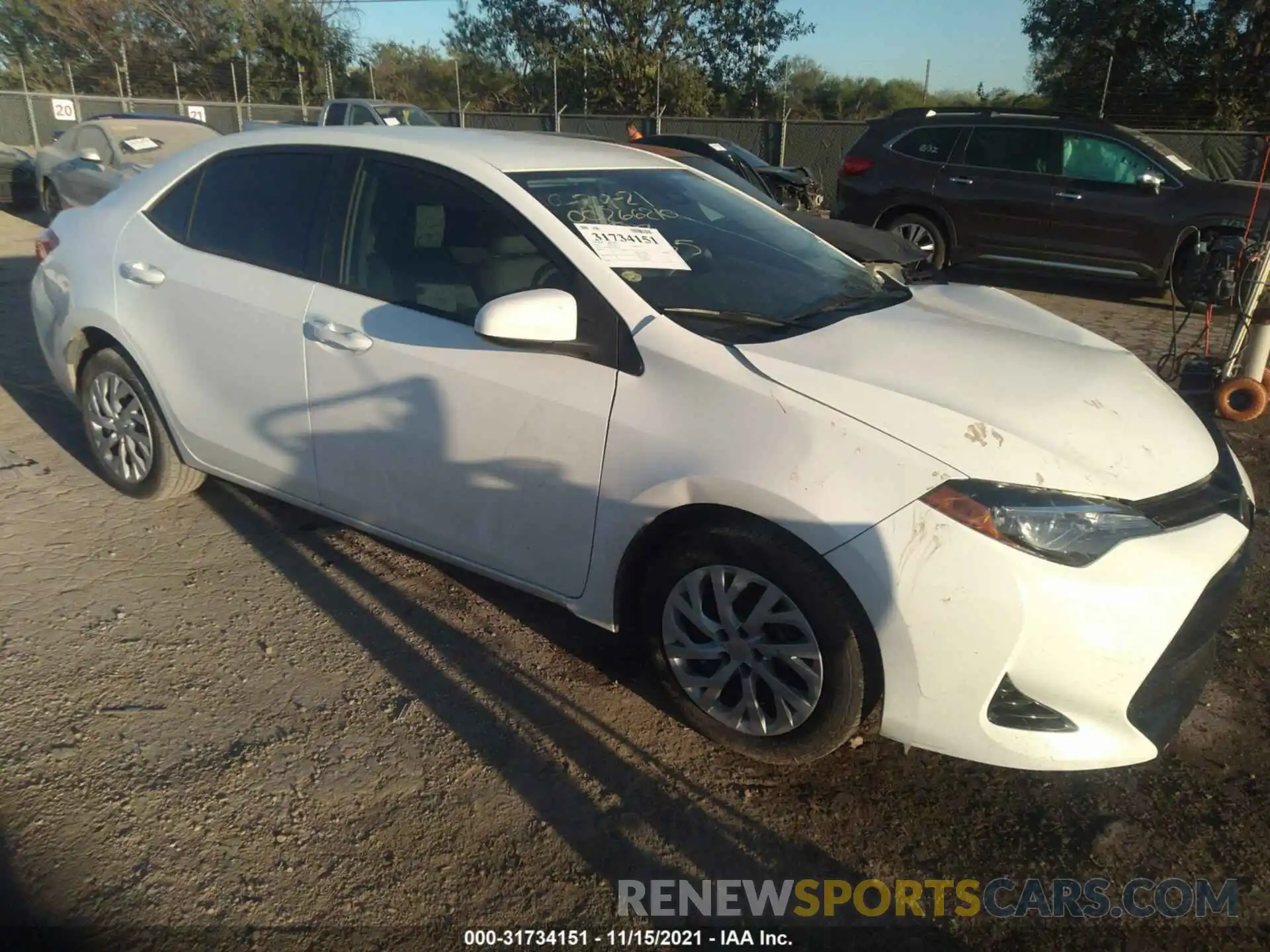 1 Photograph of a damaged car 5YFBURHE3KP863465 TOYOTA COROLLA 2019