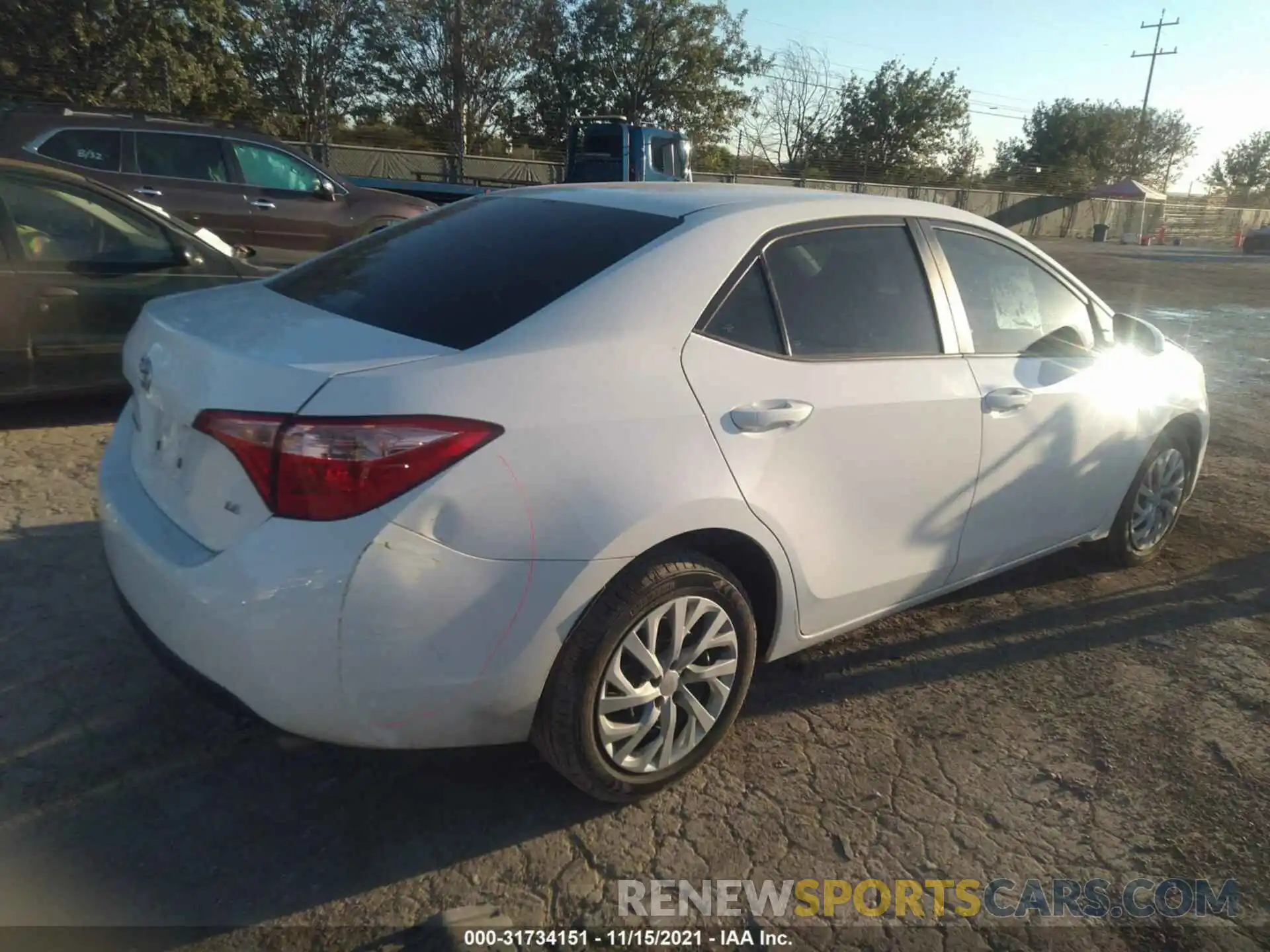 4 Photograph of a damaged car 5YFBURHE3KP863465 TOYOTA COROLLA 2019