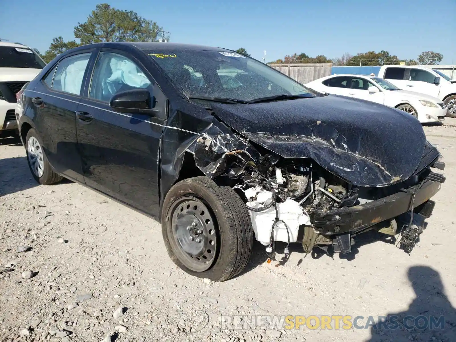 1 Photograph of a damaged car 5YFBURHE3KP863787 TOYOTA COROLLA 2019