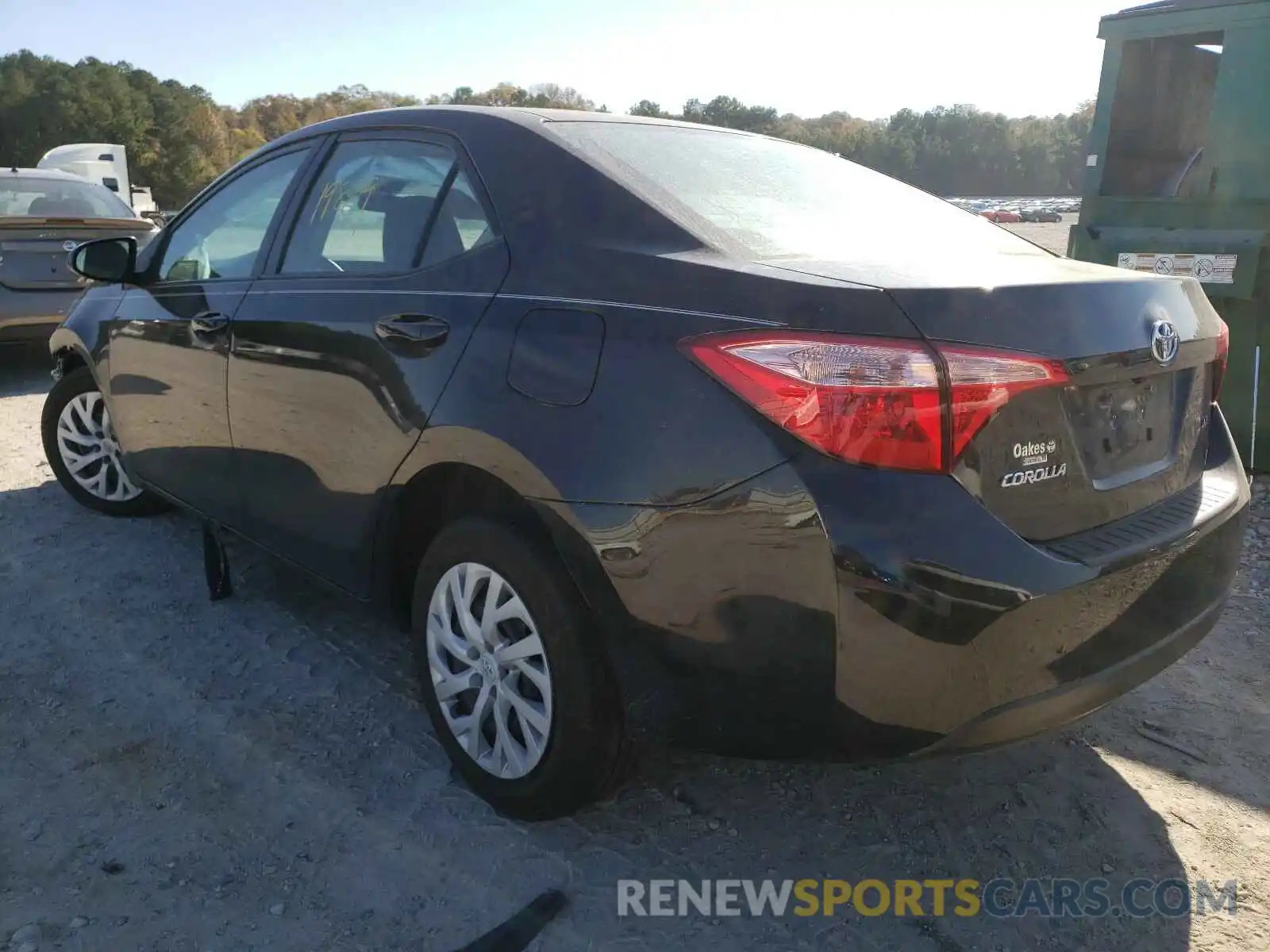 3 Photograph of a damaged car 5YFBURHE3KP863787 TOYOTA COROLLA 2019