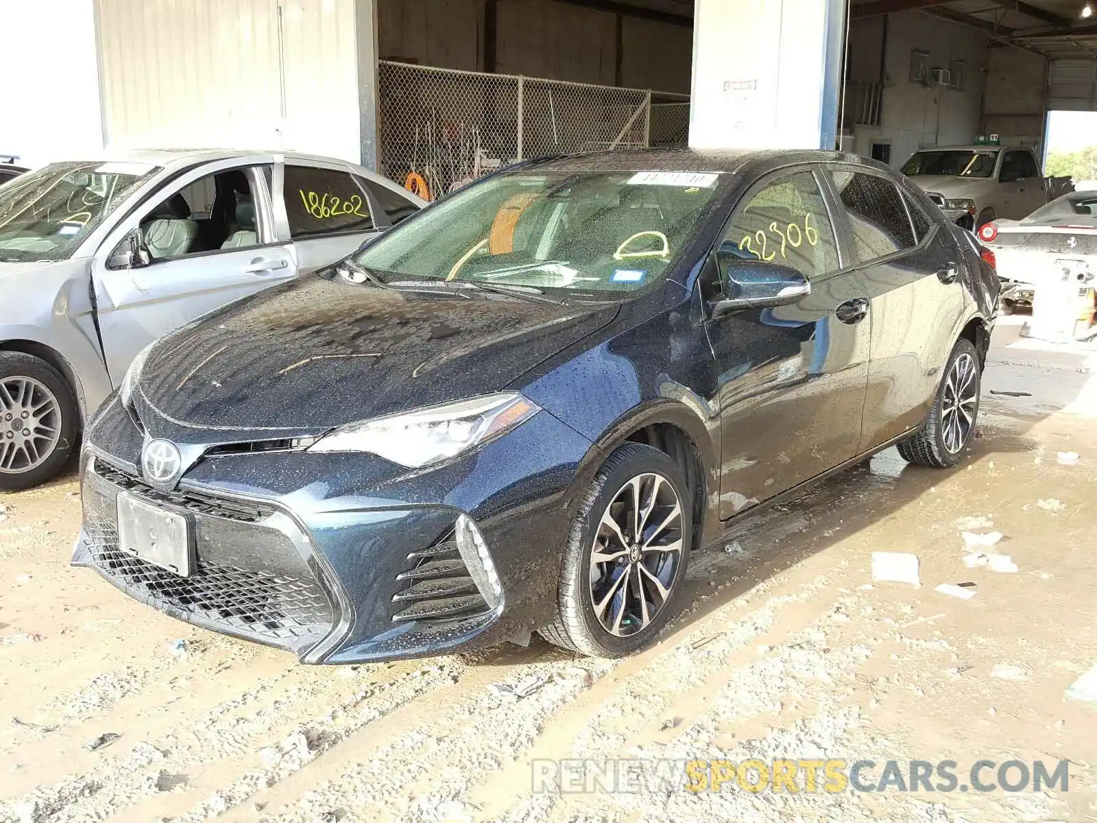 2 Photograph of a damaged car 5YFBURHE3KP863952 TOYOTA COROLLA 2019