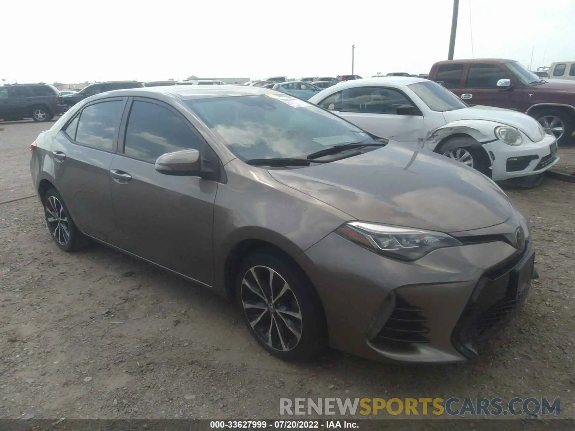 1 Photograph of a damaged car 5YFBURHE3KP863966 TOYOTA COROLLA 2019