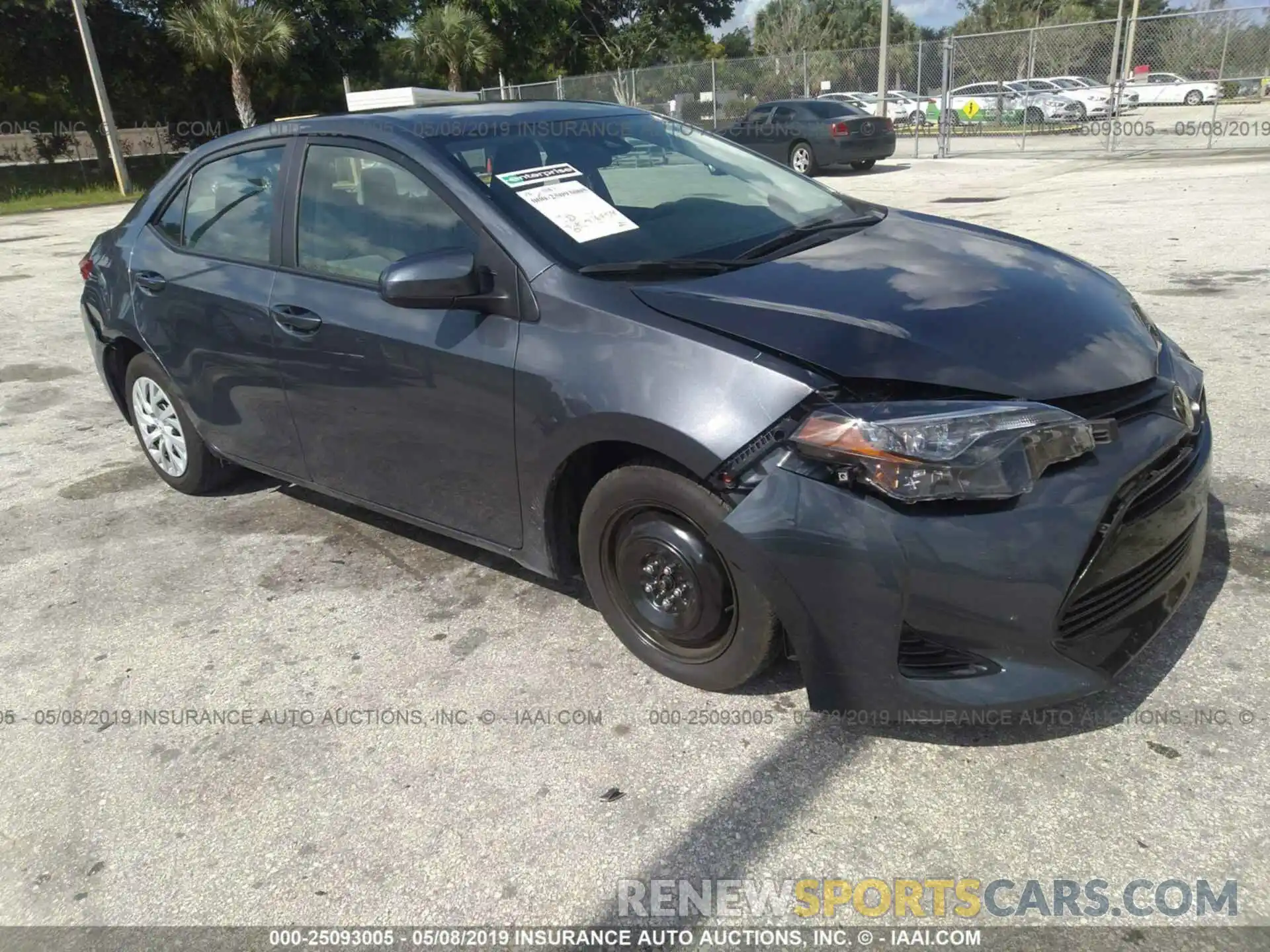 1 Photograph of a damaged car 5YFBURHE3KP864034 TOYOTA COROLLA 2019