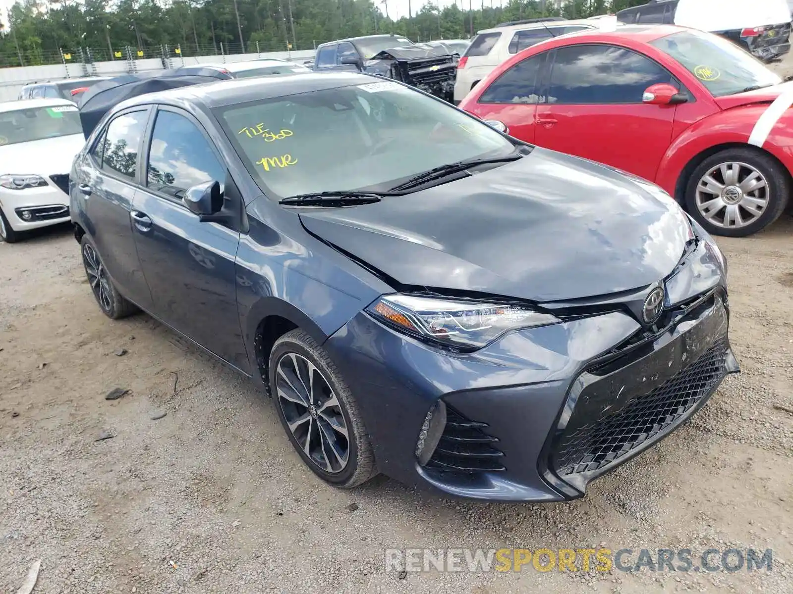 1 Photograph of a damaged car 5YFBURHE3KP864082 TOYOTA COROLLA 2019