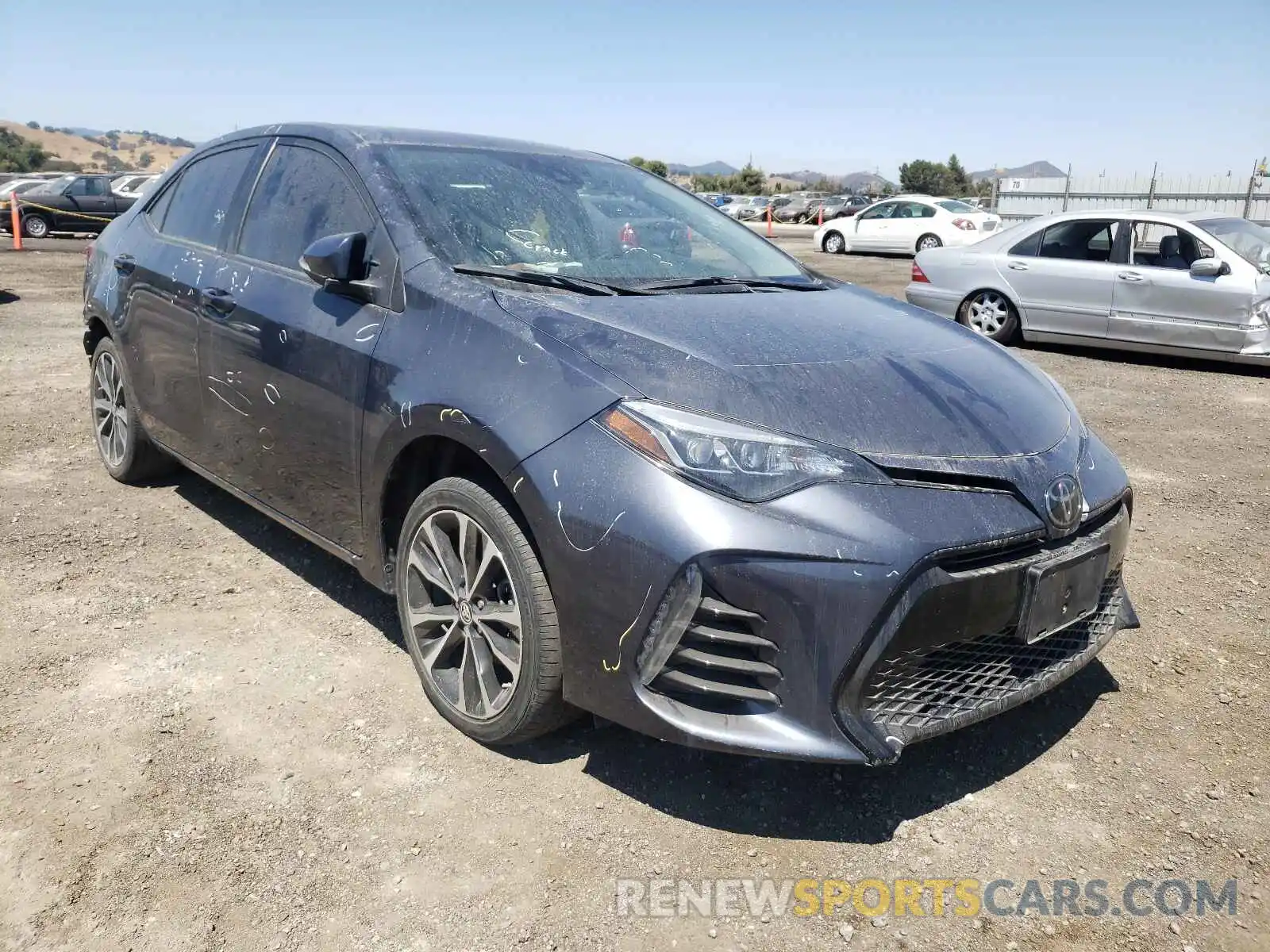 1 Photograph of a damaged car 5YFBURHE3KP864289 TOYOTA COROLLA 2019