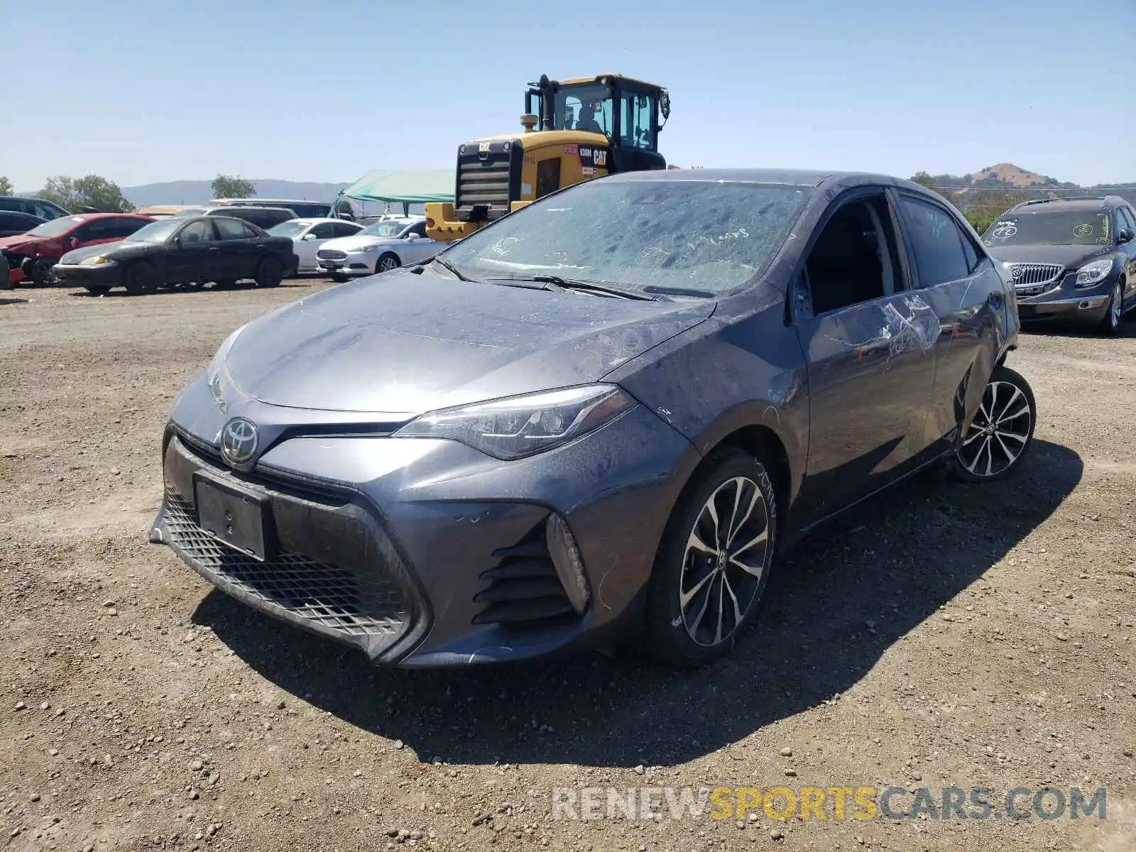 2 Photograph of a damaged car 5YFBURHE3KP864289 TOYOTA COROLLA 2019