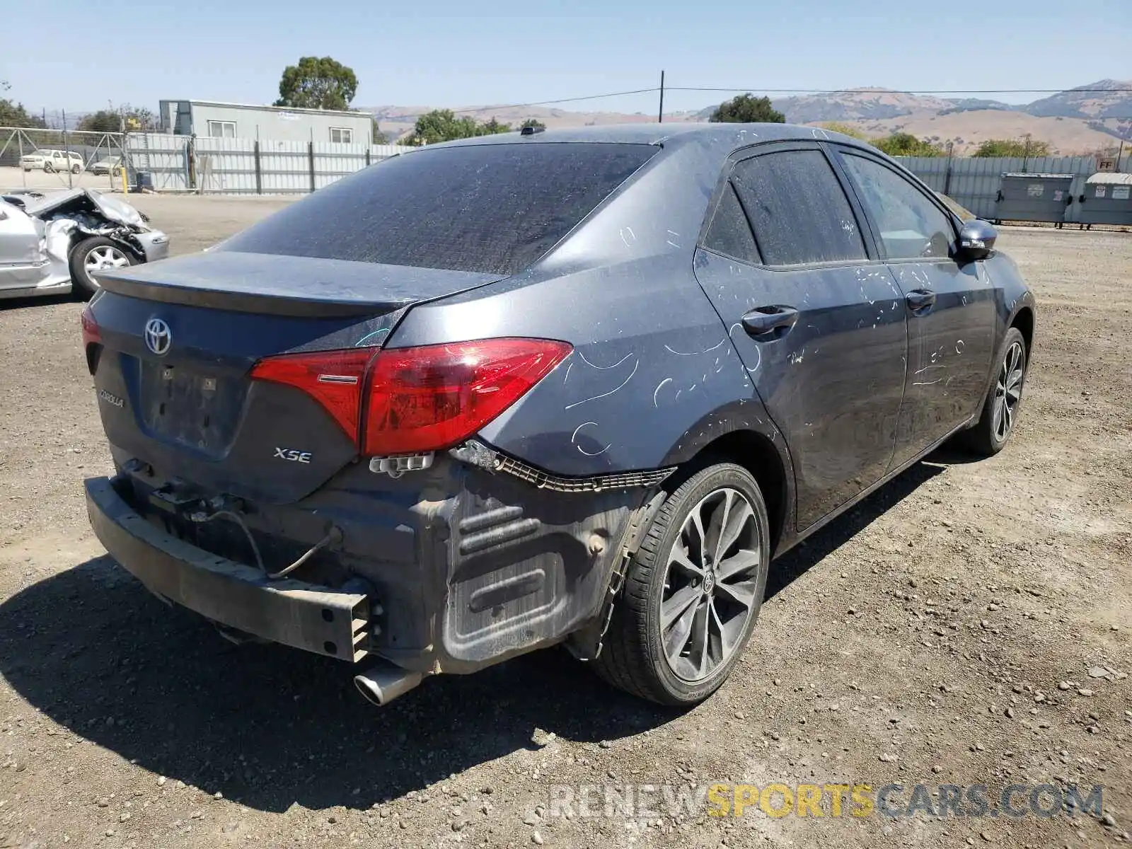 4 Photograph of a damaged car 5YFBURHE3KP864289 TOYOTA COROLLA 2019