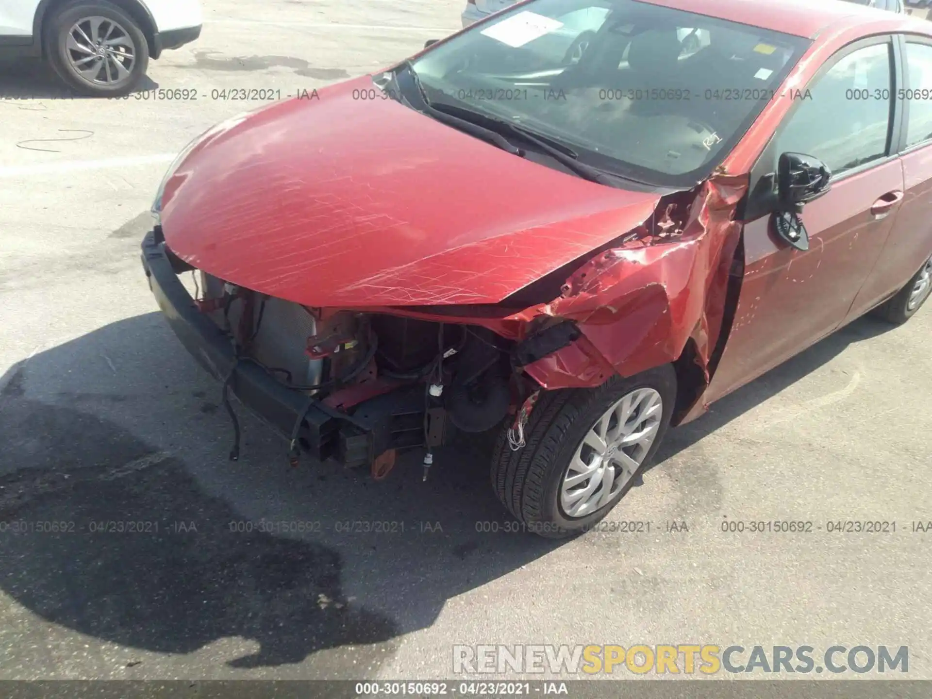 6 Photograph of a damaged car 5YFBURHE3KP864325 TOYOTA COROLLA 2019