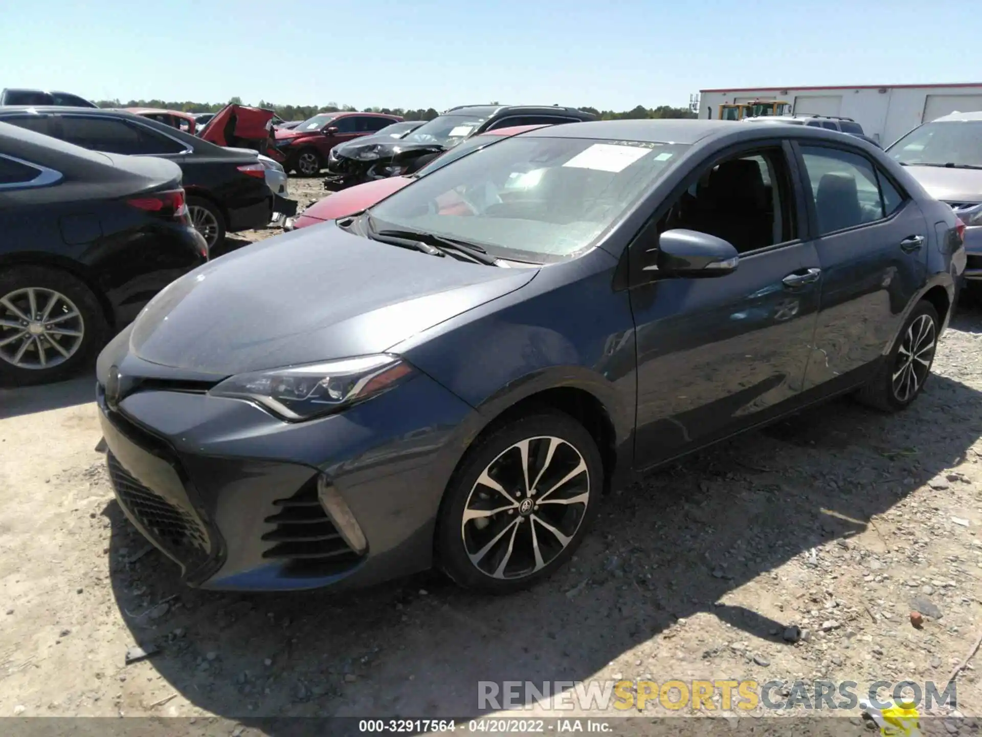 2 Photograph of a damaged car 5YFBURHE3KP864339 TOYOTA COROLLA 2019