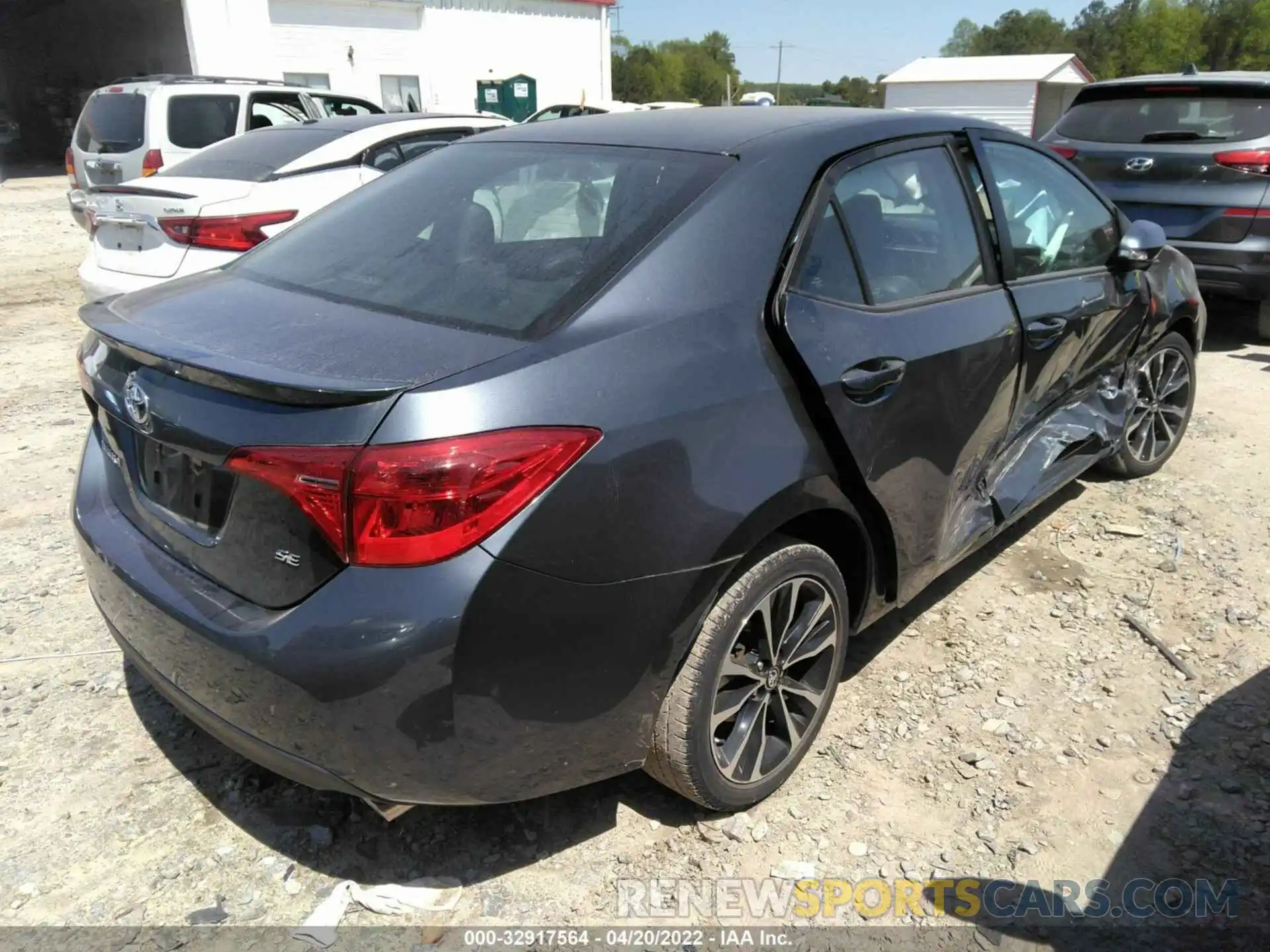 4 Photograph of a damaged car 5YFBURHE3KP864339 TOYOTA COROLLA 2019