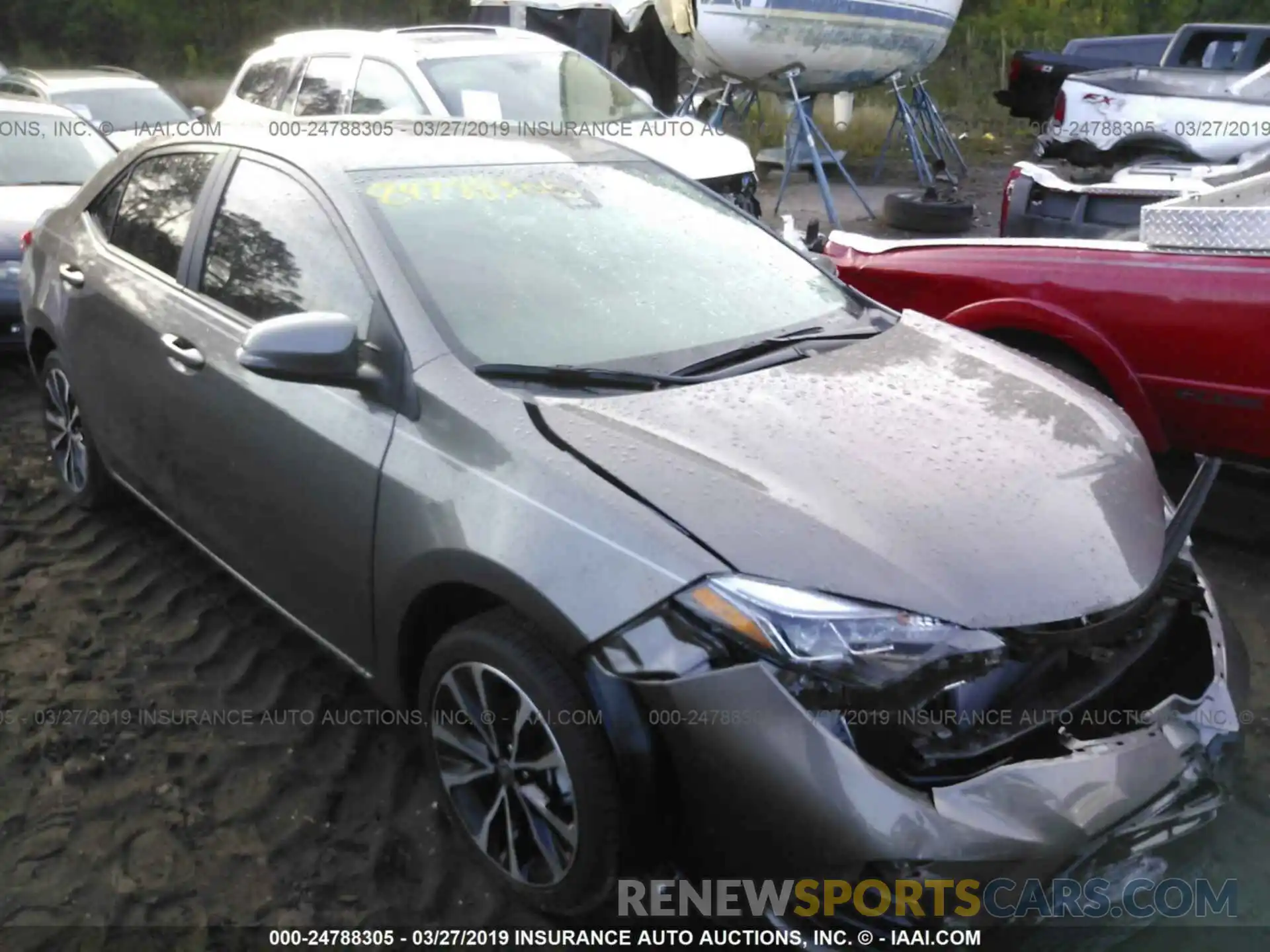 1 Photograph of a damaged car 5YFBURHE3KP864440 TOYOTA COROLLA 2019