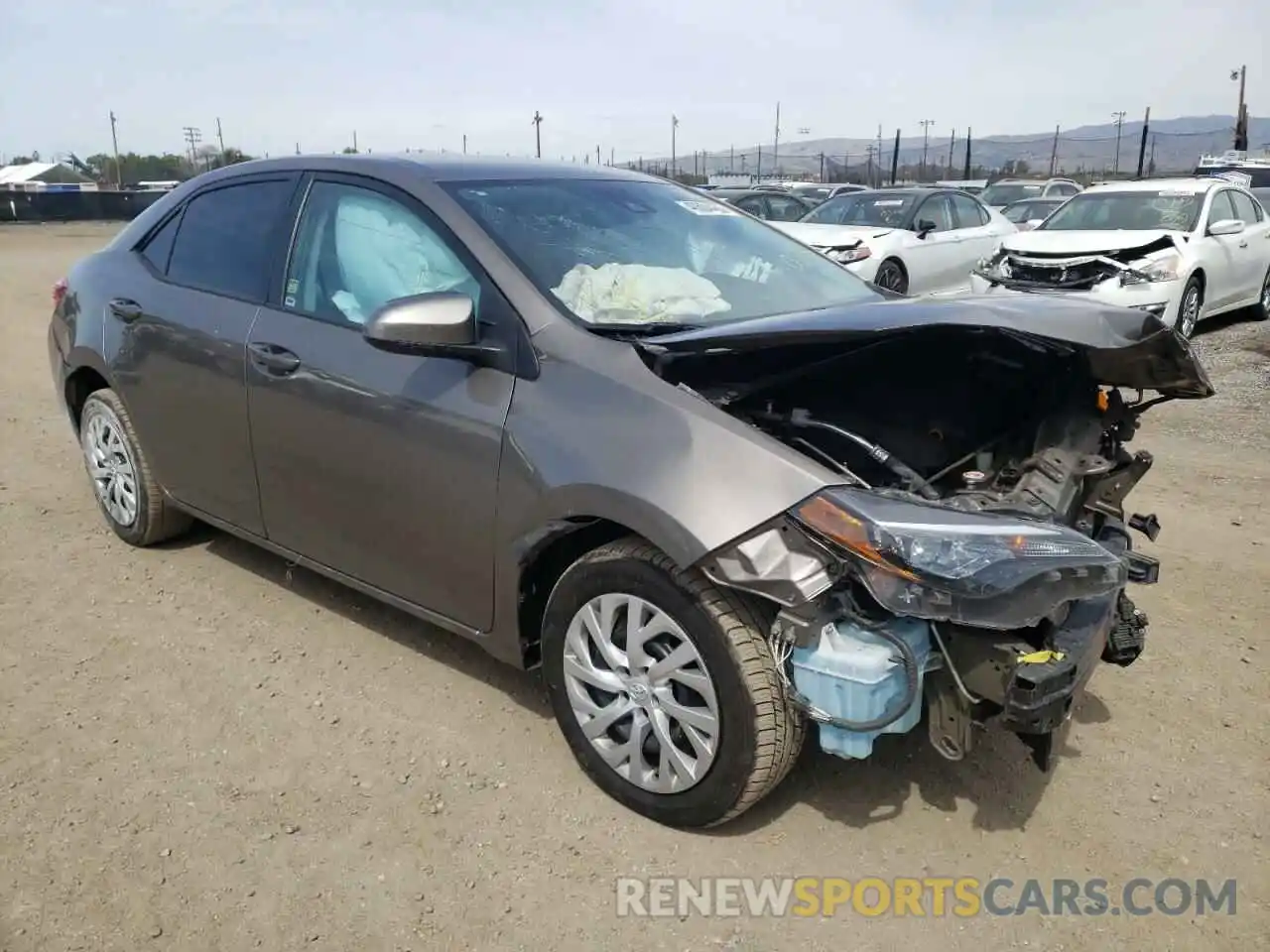 1 Photograph of a damaged car 5YFBURHE3KP864678 TOYOTA COROLLA 2019