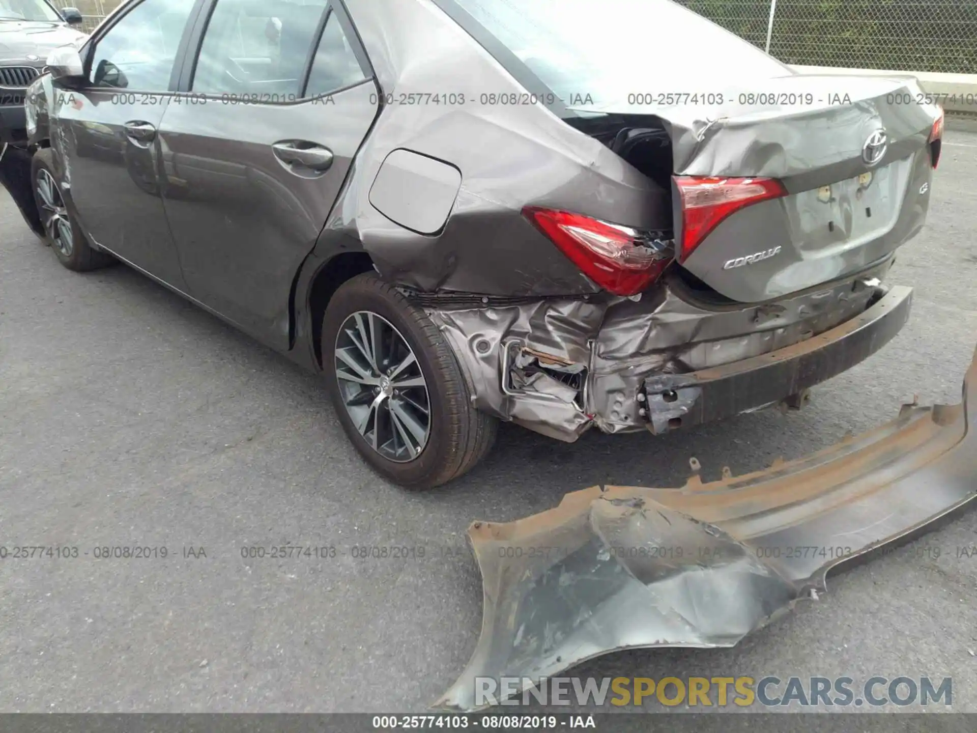 6 Photograph of a damaged car 5YFBURHE3KP865569 TOYOTA COROLLA 2019