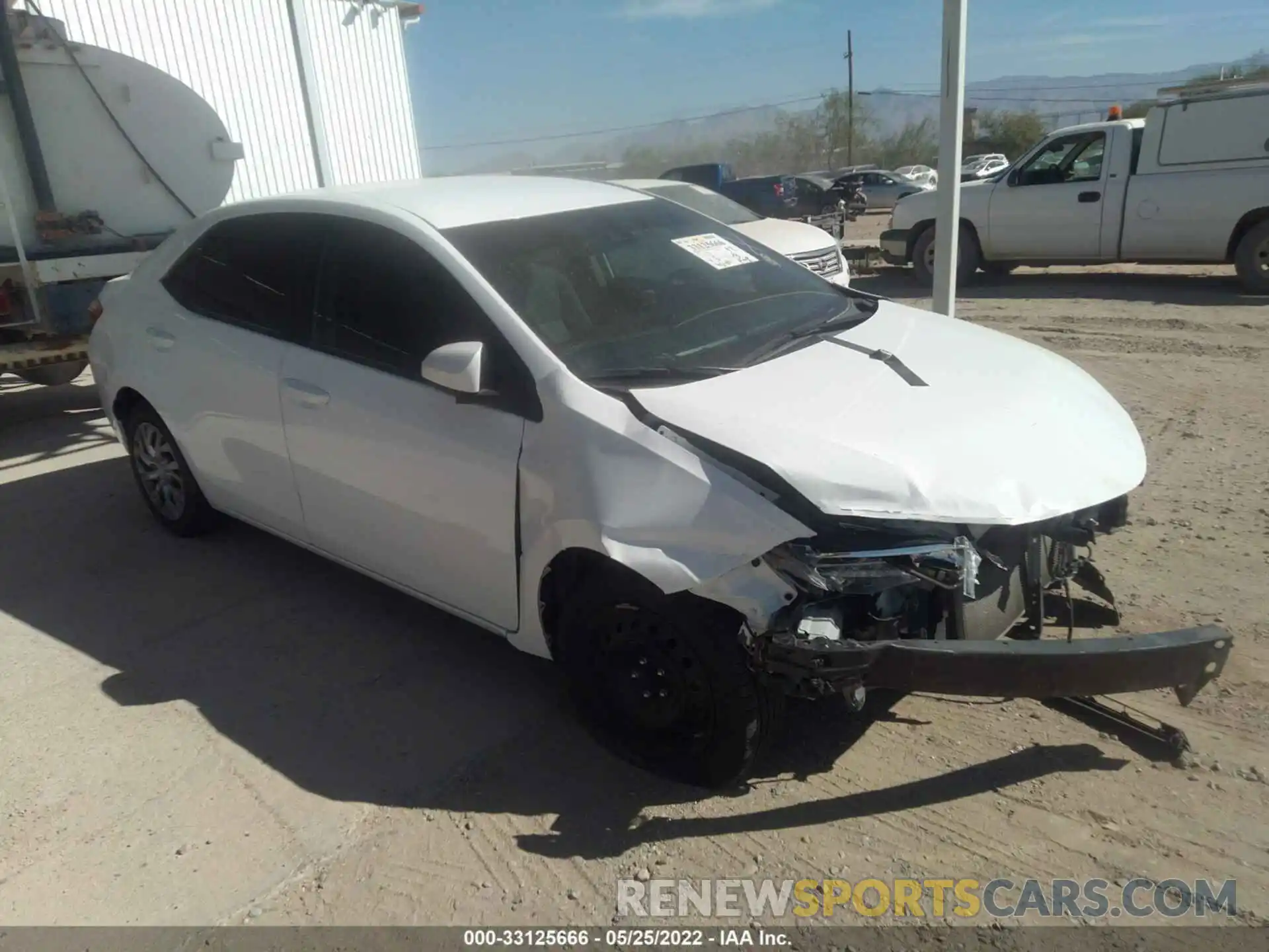 1 Photograph of a damaged car 5YFBURHE3KP865586 TOYOTA COROLLA 2019