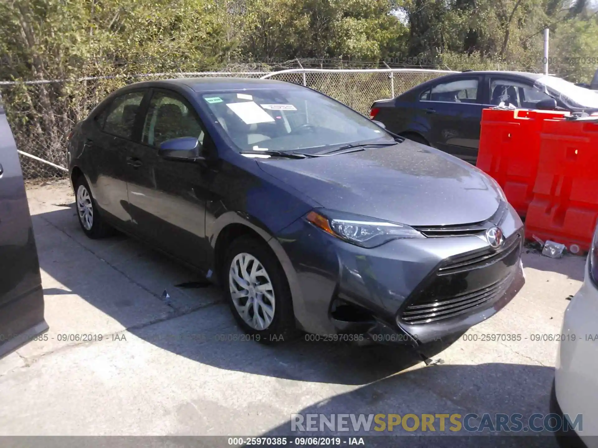 1 Photograph of a damaged car 5YFBURHE3KP865717 TOYOTA COROLLA 2019