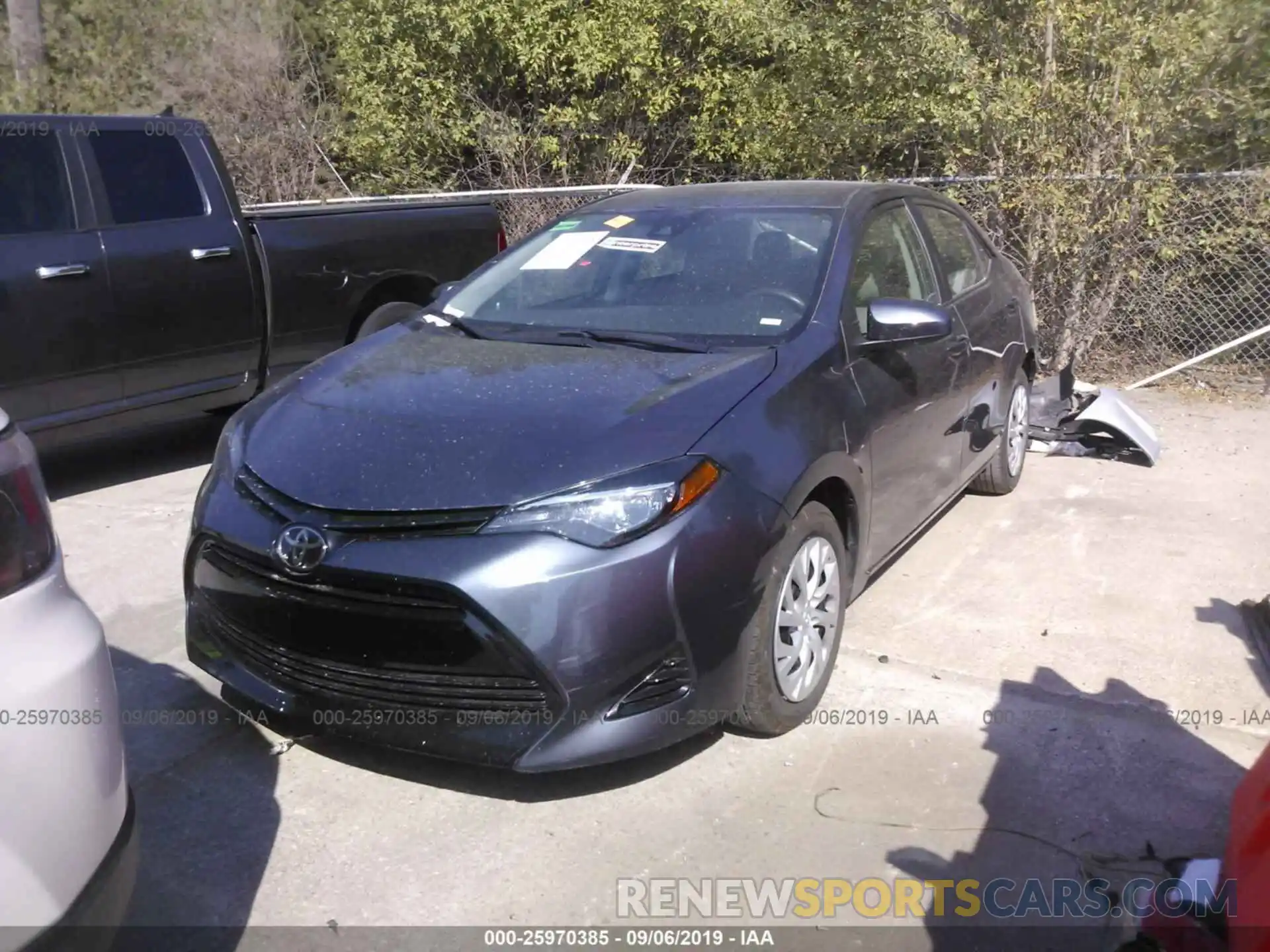 2 Photograph of a damaged car 5YFBURHE3KP865717 TOYOTA COROLLA 2019