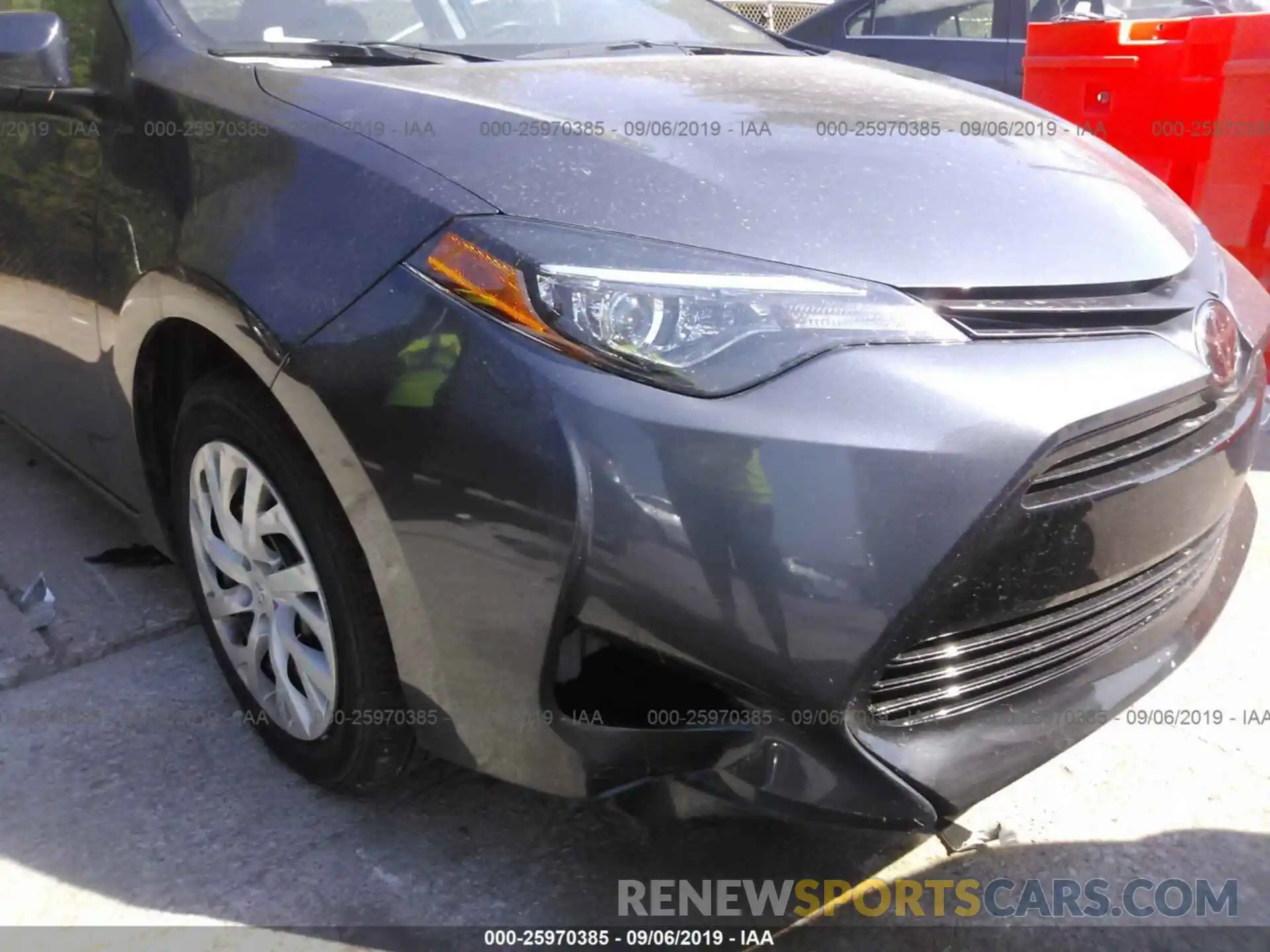 6 Photograph of a damaged car 5YFBURHE3KP865717 TOYOTA COROLLA 2019